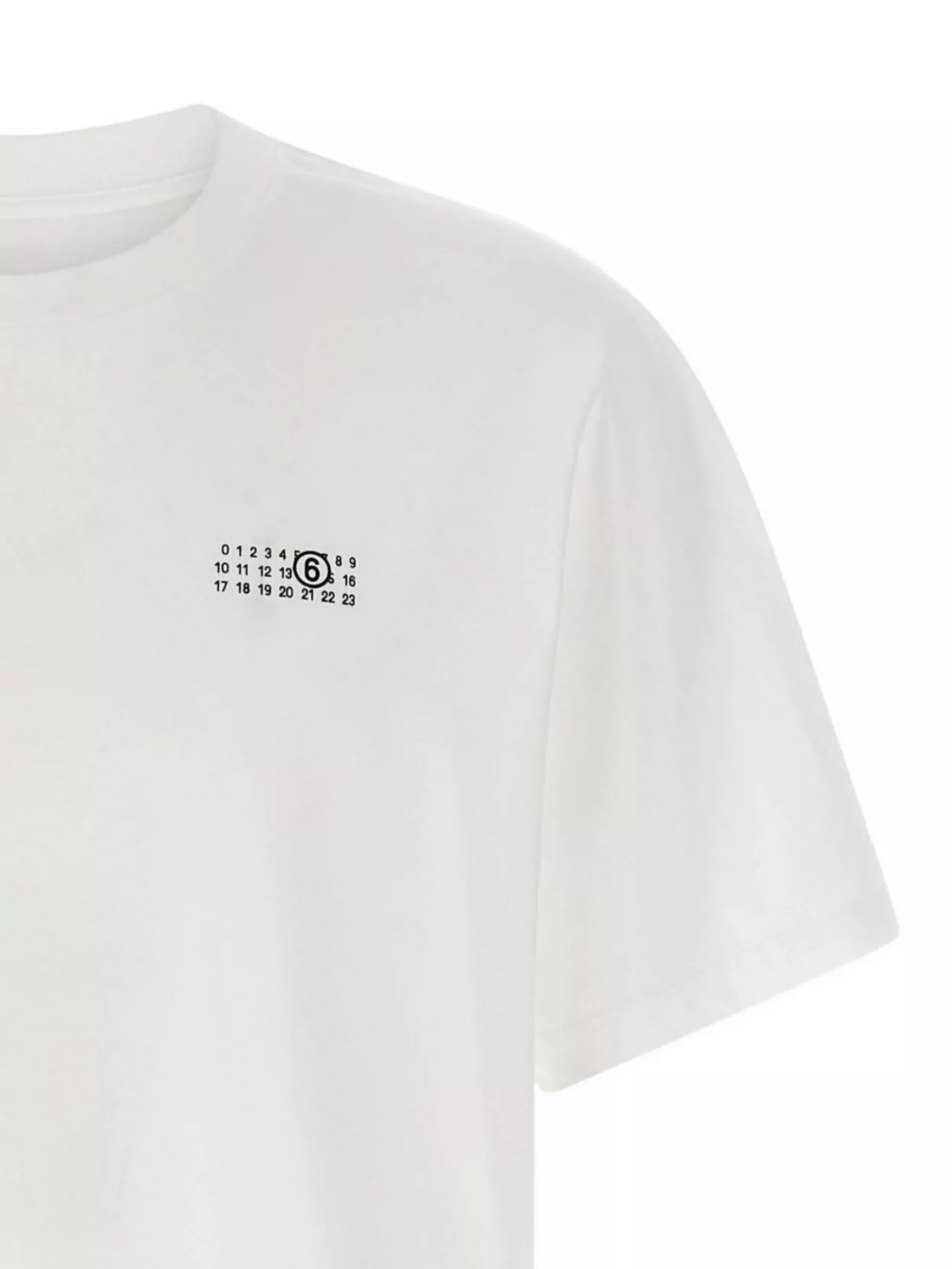 Mm6 Maison Margiela Crew Neck Graphic Print Short Sleeves T-Shirt