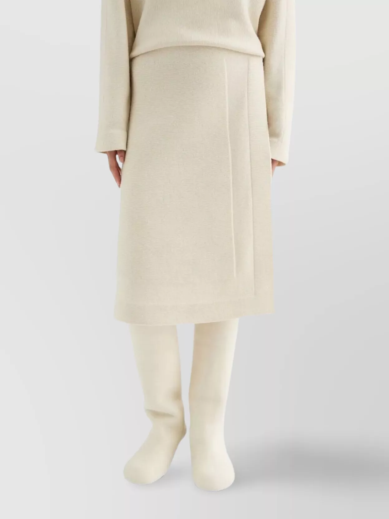Jil Sander Skirt With Padded Detail And Side Panels