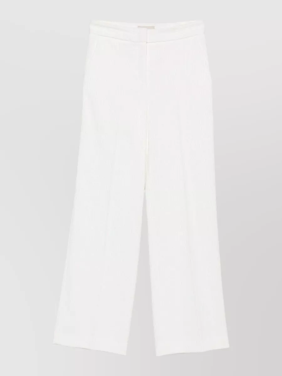 Via Masini 80 ribbed wide-leg trousers
