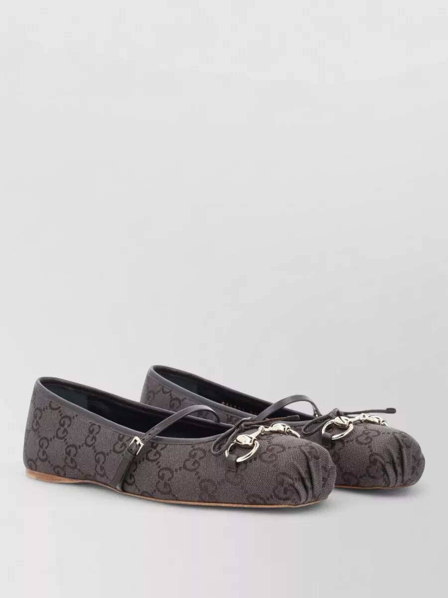 Gucci Logo-Detail Ballerina Shoes