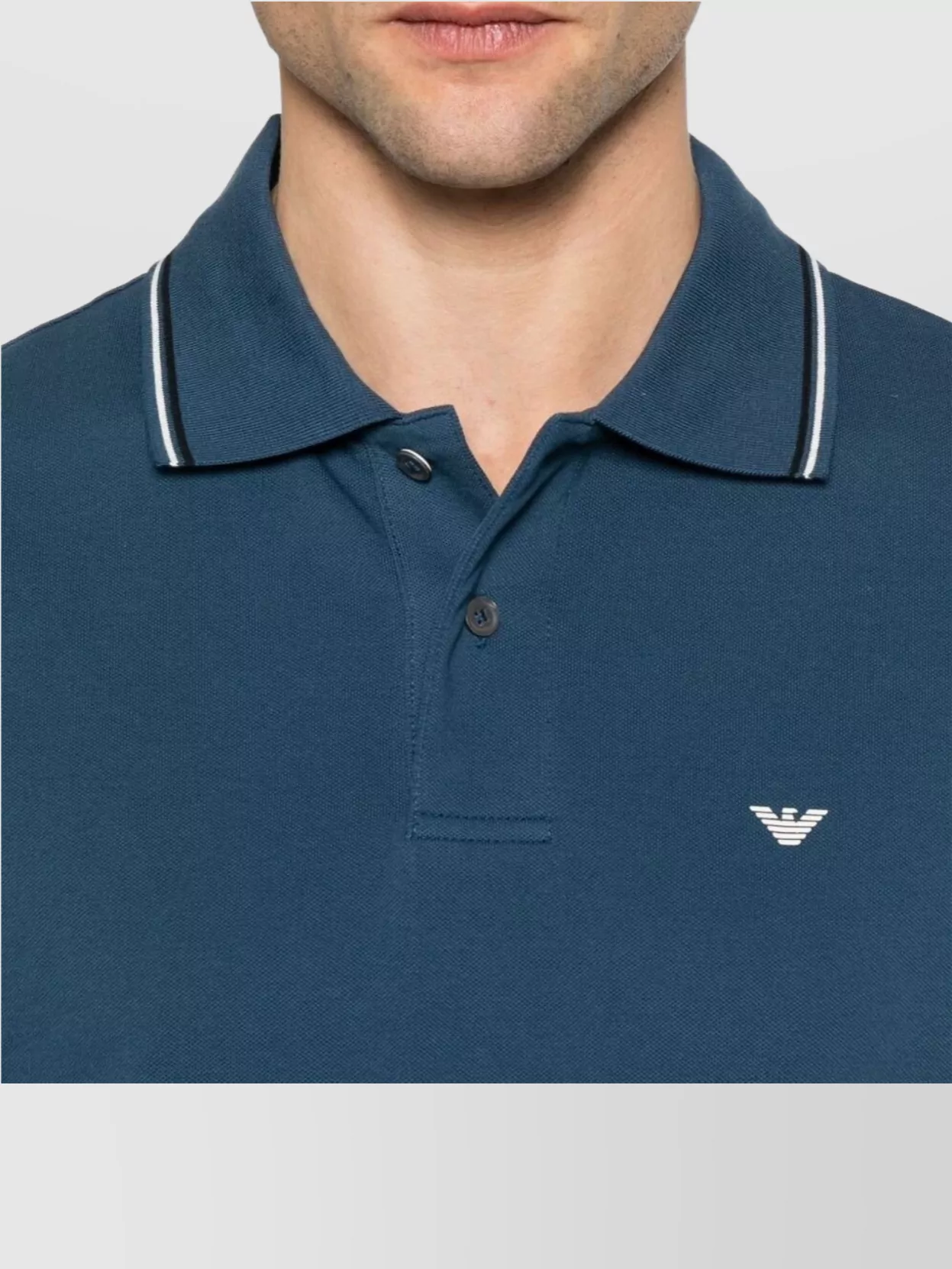 Emporio Armani Logo Cotton Polo Shirt