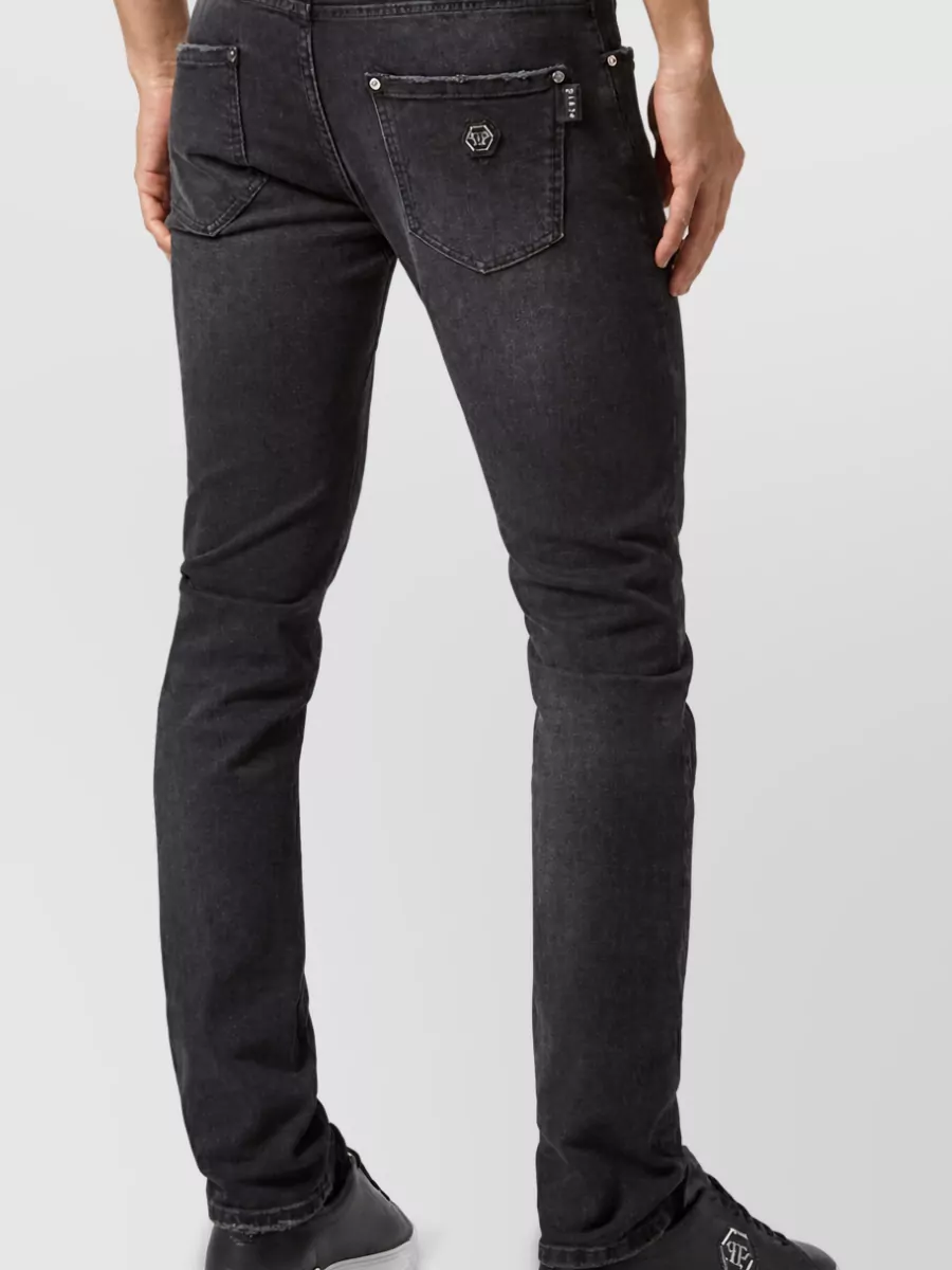 Philipp Plein Denim Skinny Trousers
