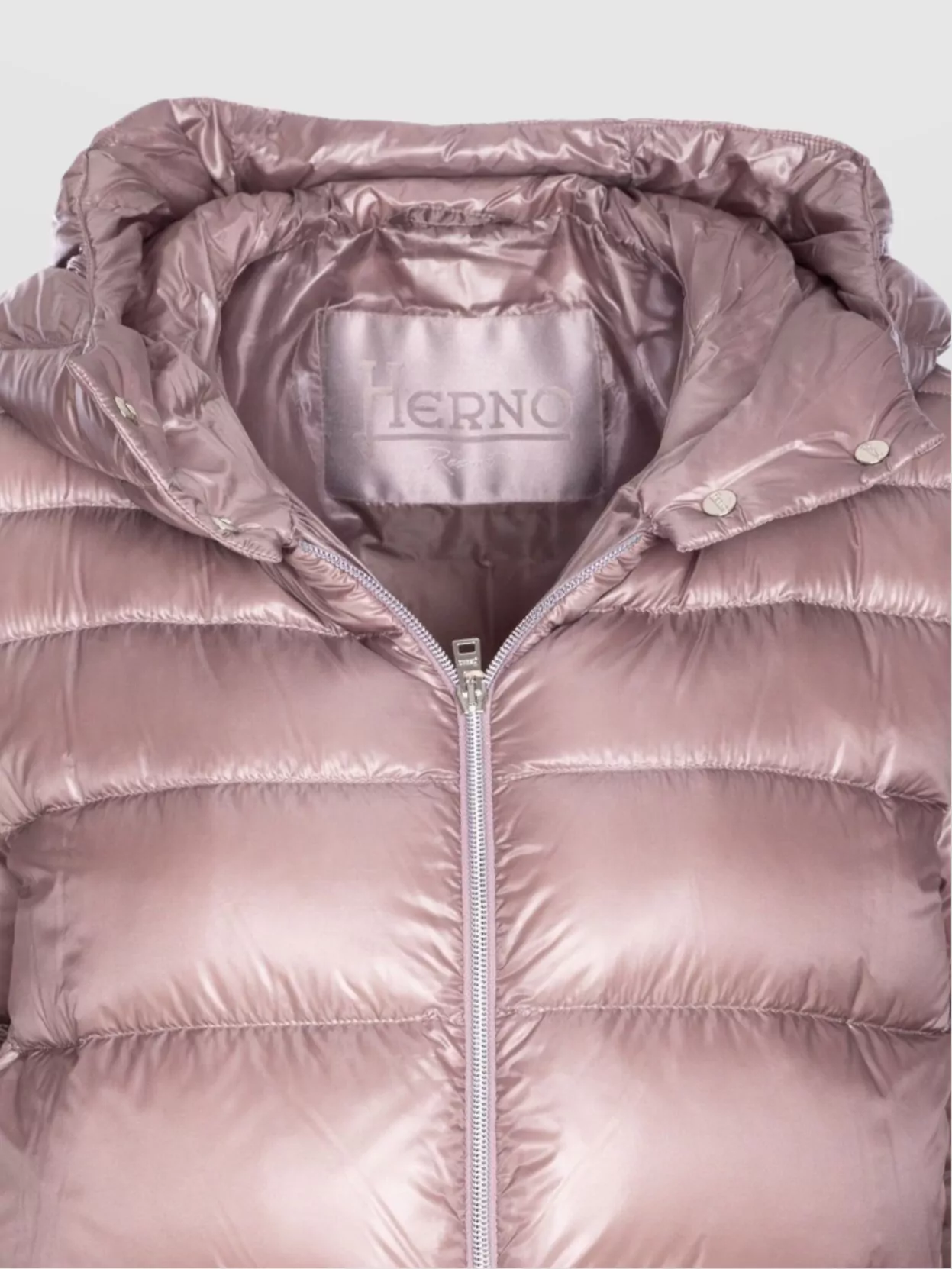 Herno Padded Bomber Hood Detail