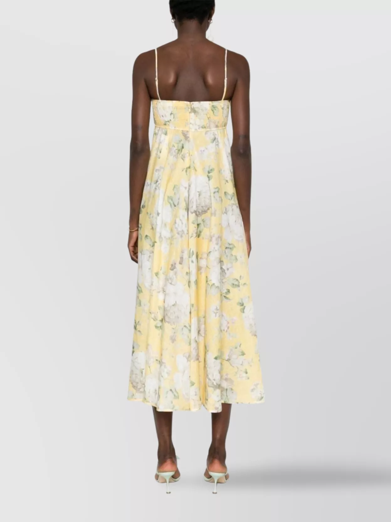 Zimmermann Yellow Linen Acacia Midi Dress