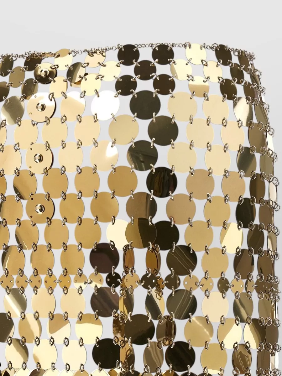 Paco Rabanne Sequin Mini Skirt