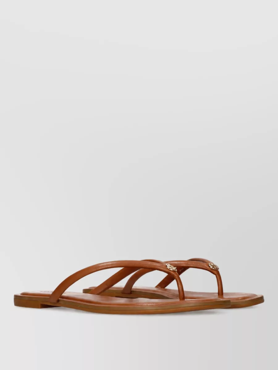Tory Burch Leather Thong Sandals