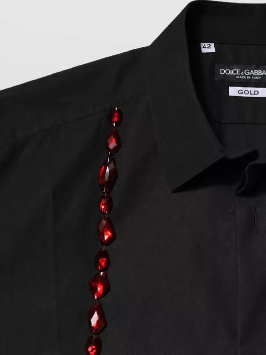 Dolce&Gabbana Crystal-Embellished Dress Shirt
