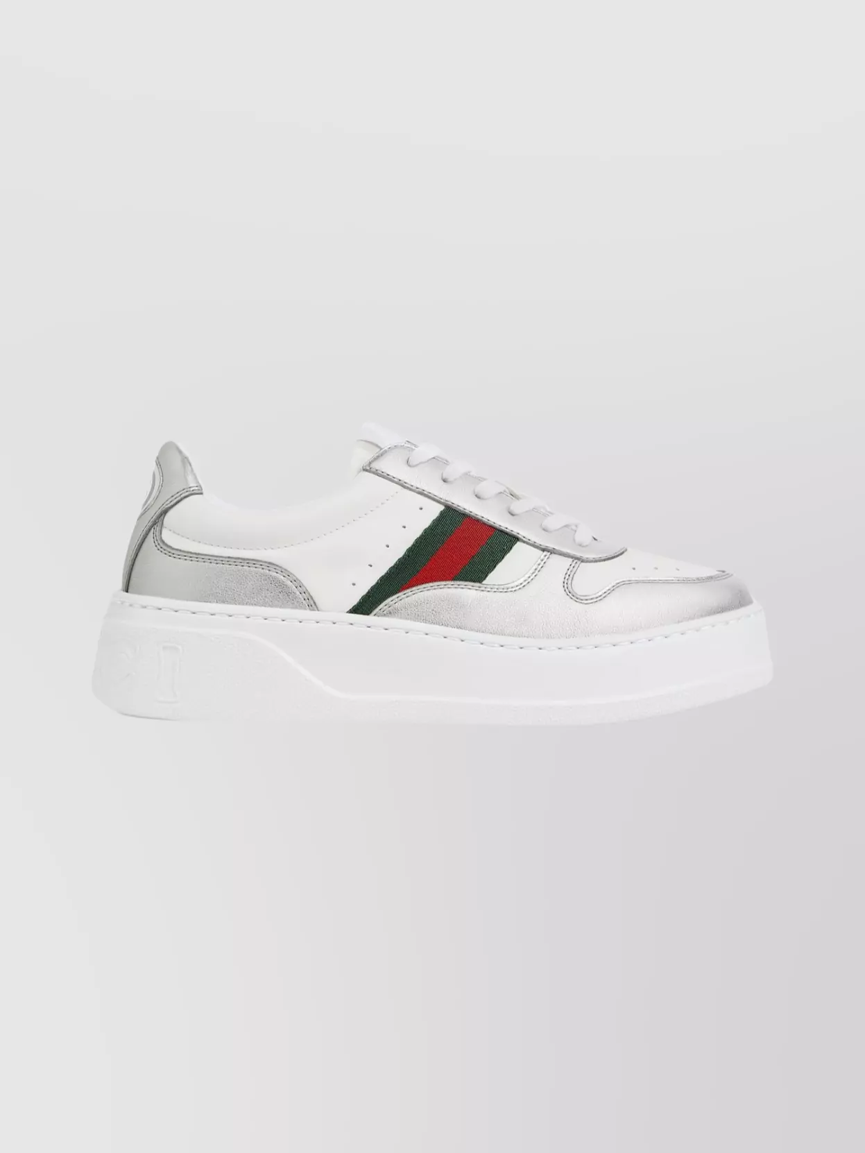 Gucci Sneakers Featuring Oversized Platform Sole In White