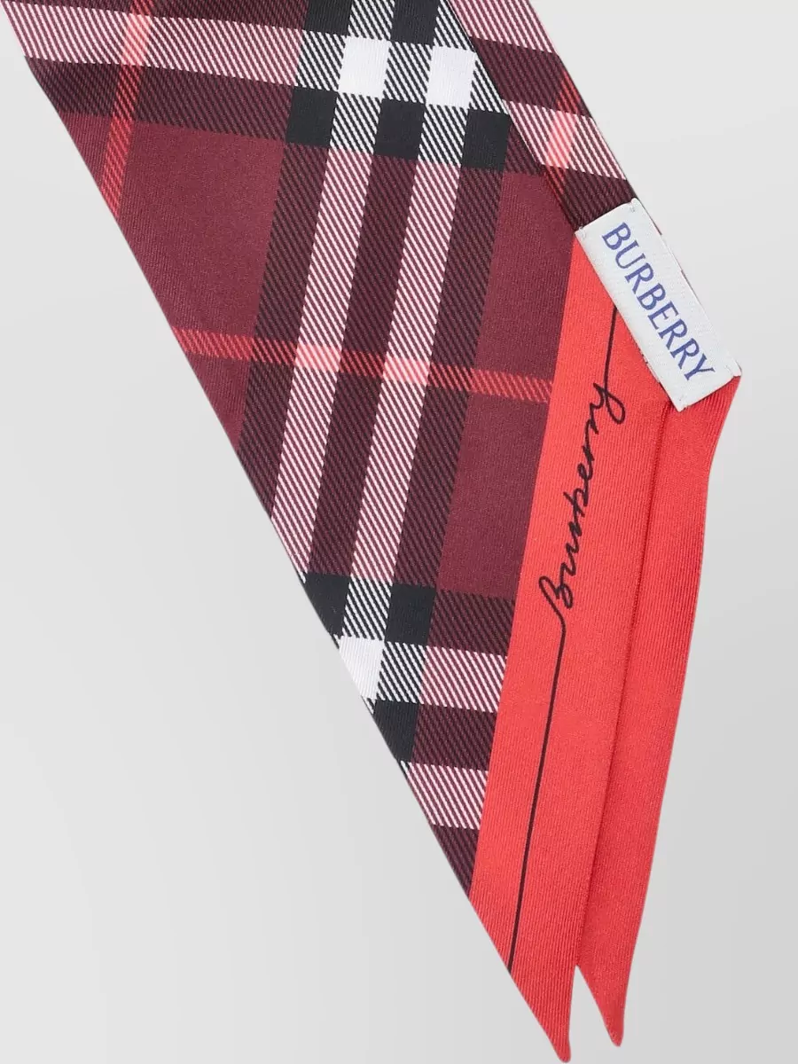 Burberry Silk Check Scarf