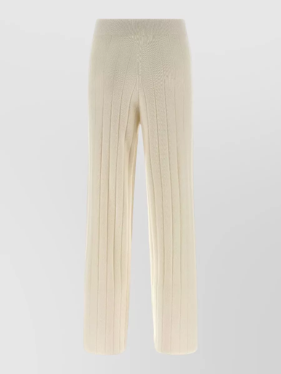 Max Mara Cashmere wide-ribbed wide-leg joggers