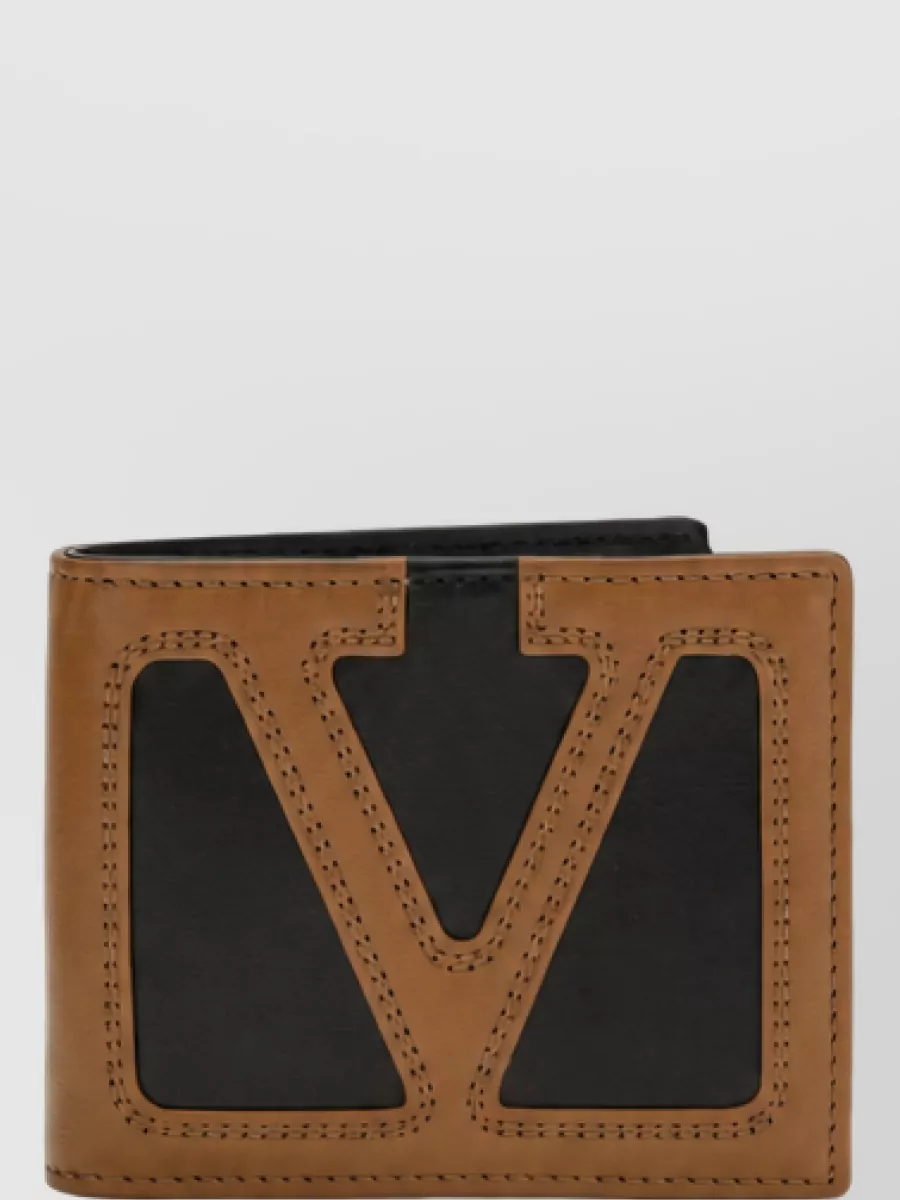 Valentino Garavani calf leather wallet