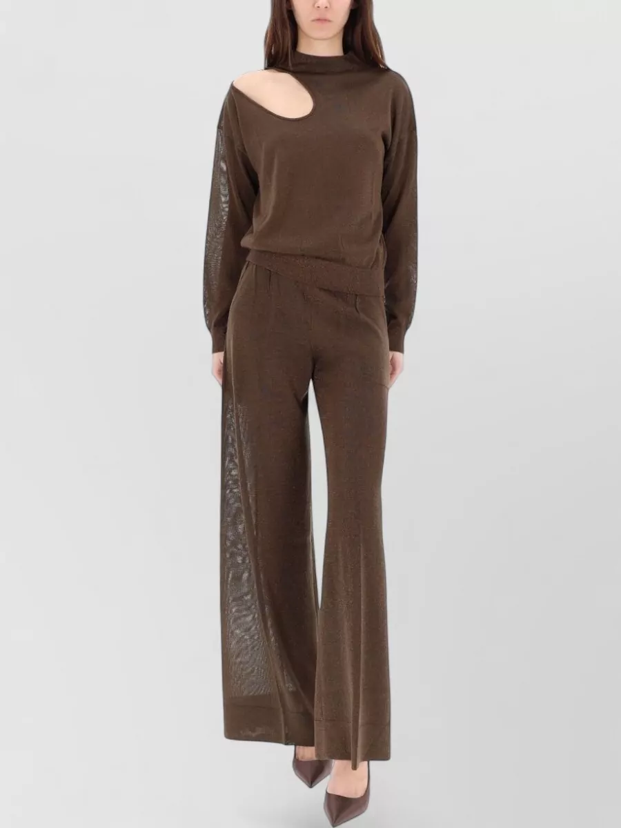 Circus Hotel cutout knitted top