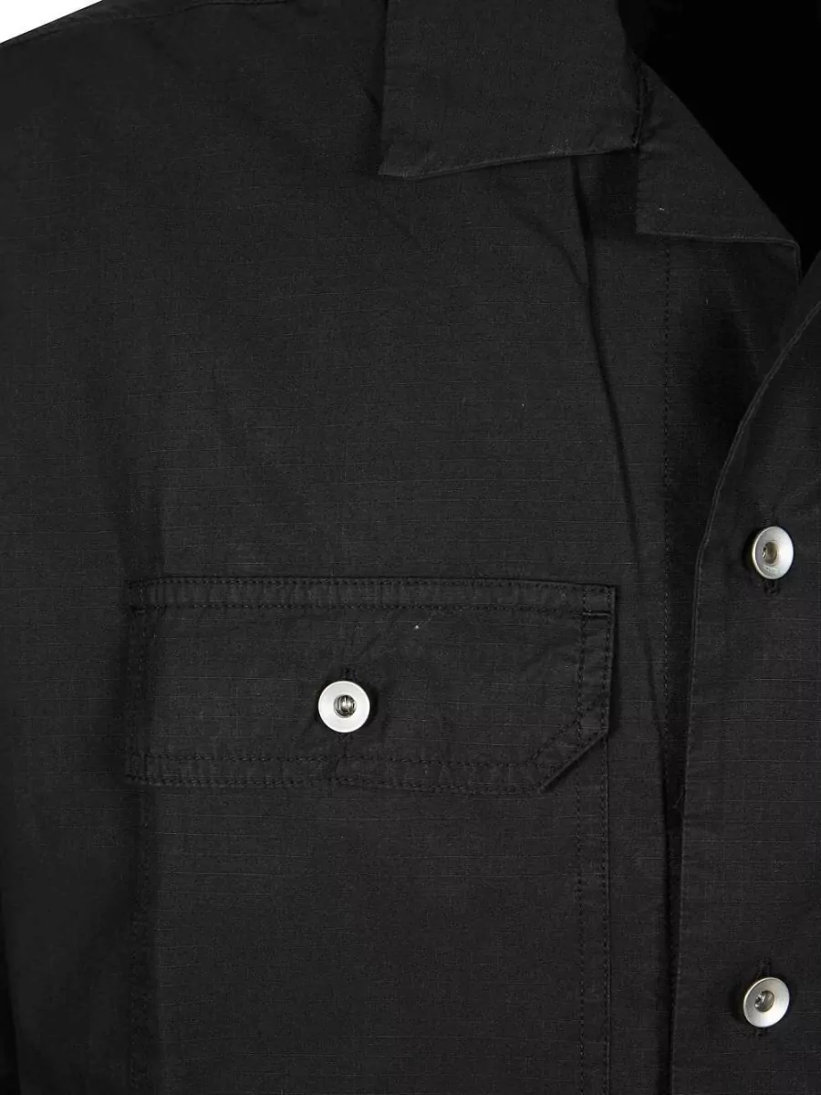 Rick Owens Drkshdw Cotton Short-Sleeve Button-Down Shirt