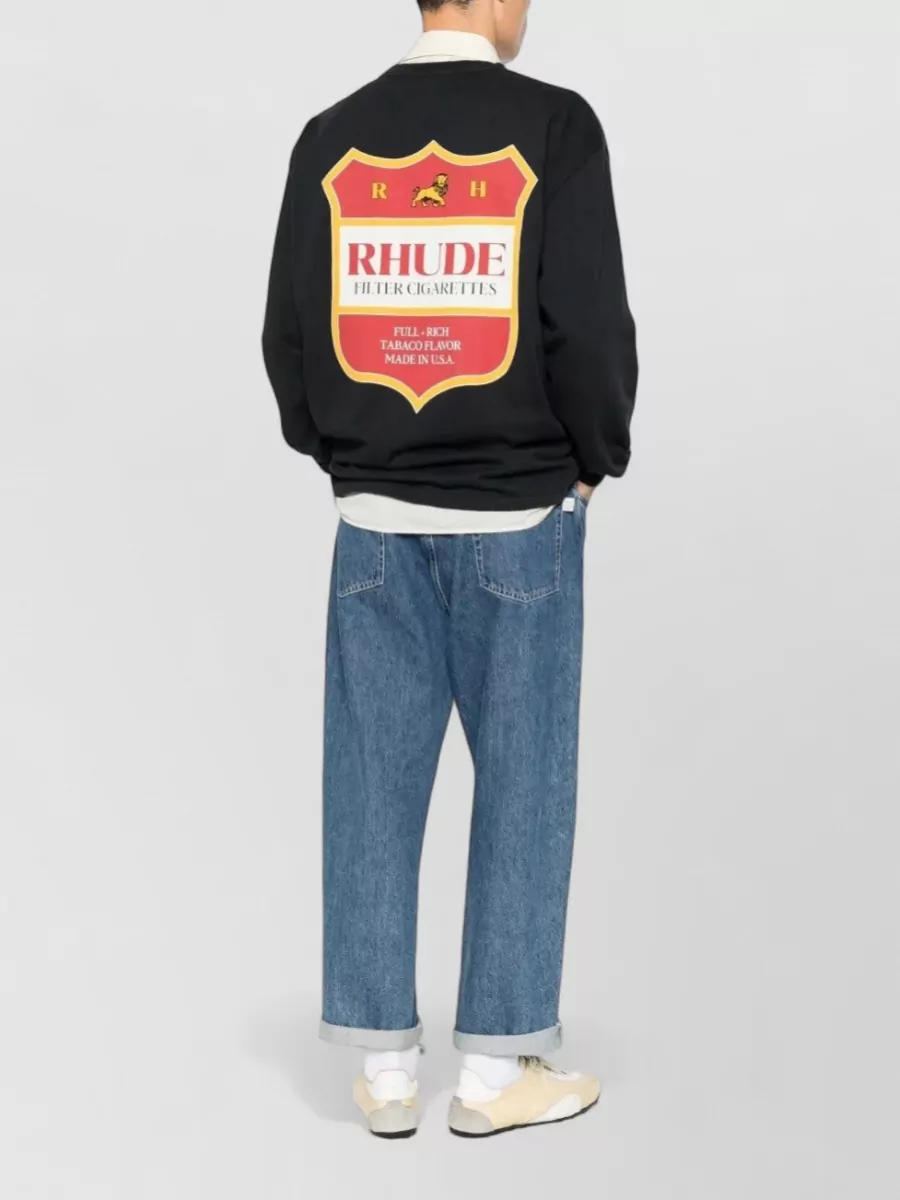 Rhude Printed Cotton Long-Sleeve T-Shirt