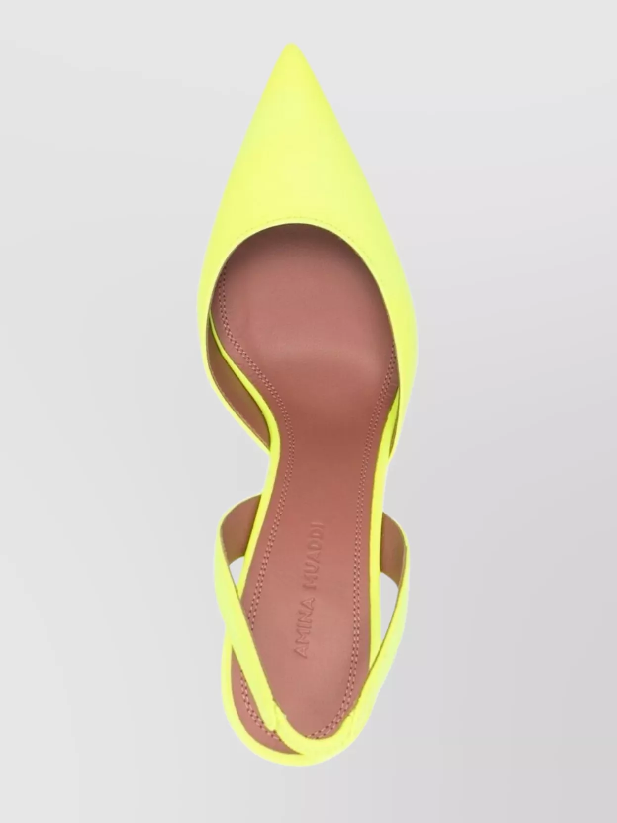 Amina Muaddi Holli Sling Pumps With Sculpted Heel
