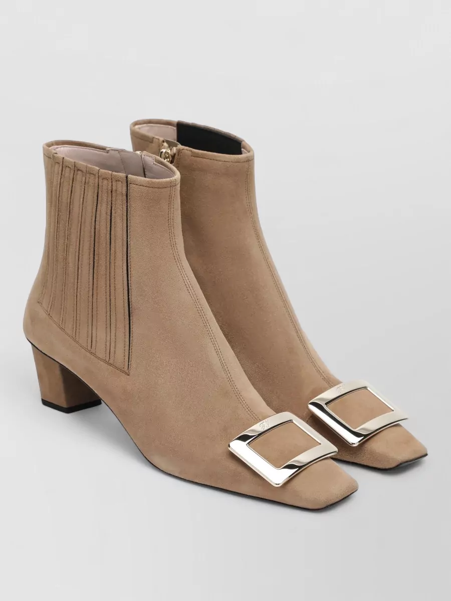 Roger Vivier leather chelsea ankle boots