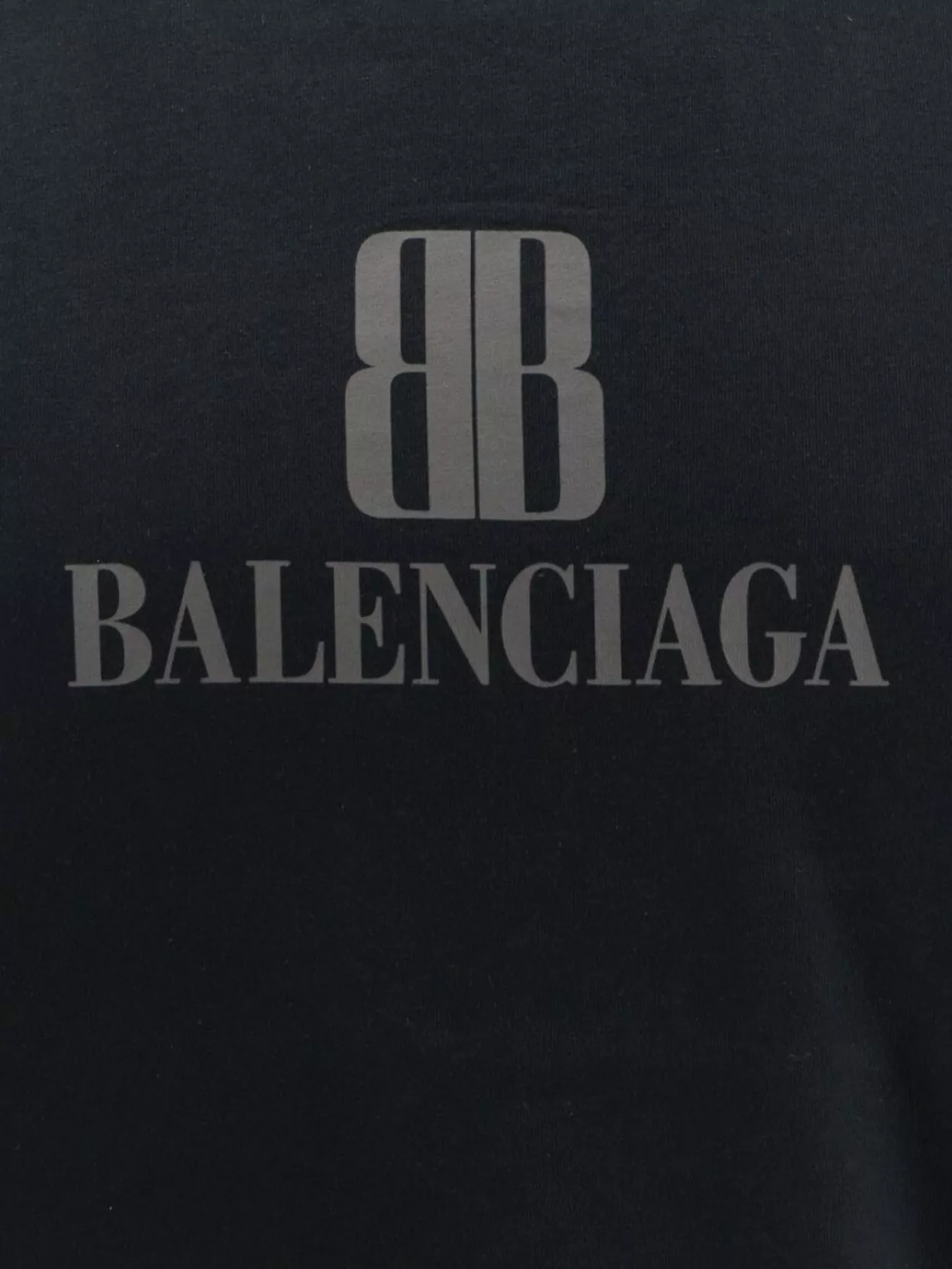 Balenciaga Logo Oversize Cotton T-Shirt