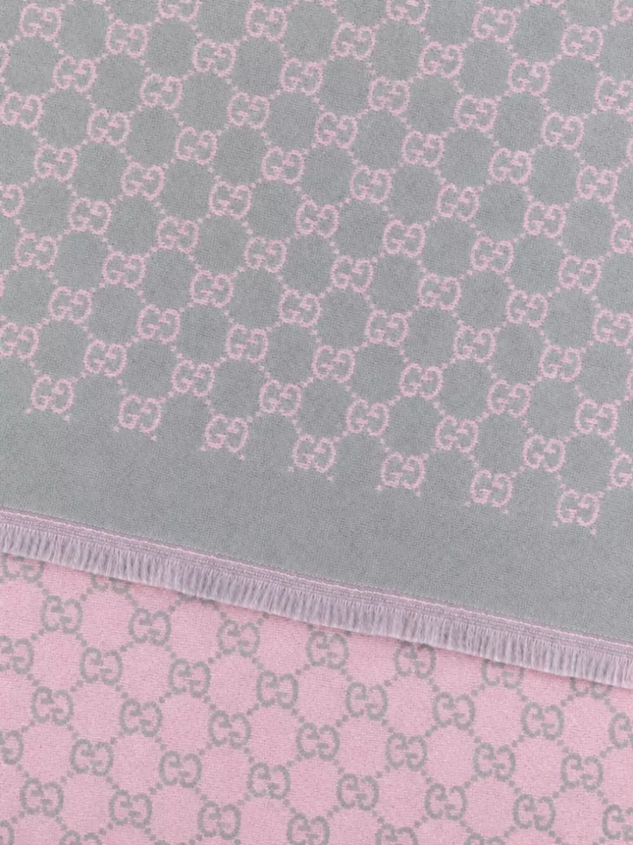 Gucci Merino Wool Monogram Scarf