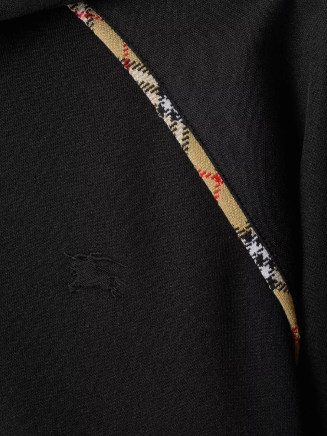 Burberry Zippered Cotton Blend Hoodie