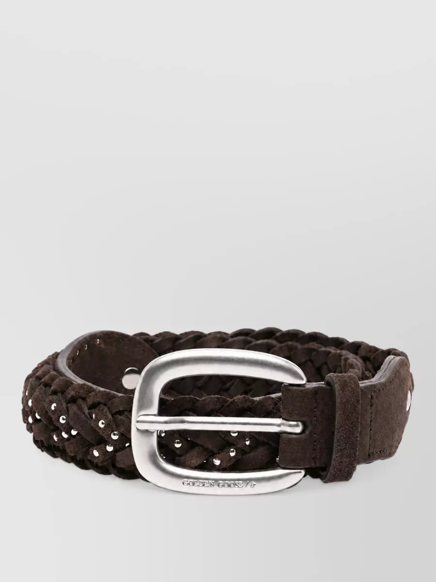 Golden Goose studded suede belt