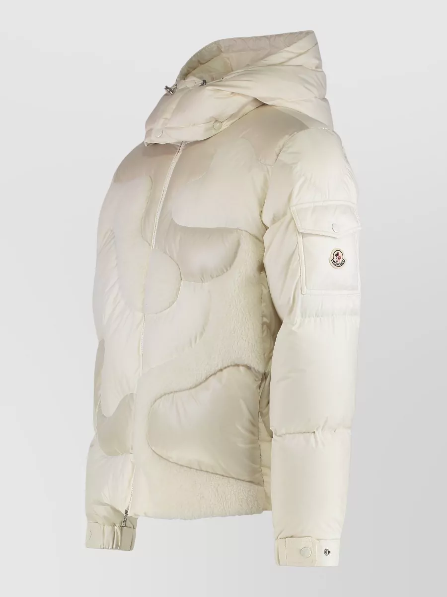 Moncler Hooded Short Down Jacket Candes