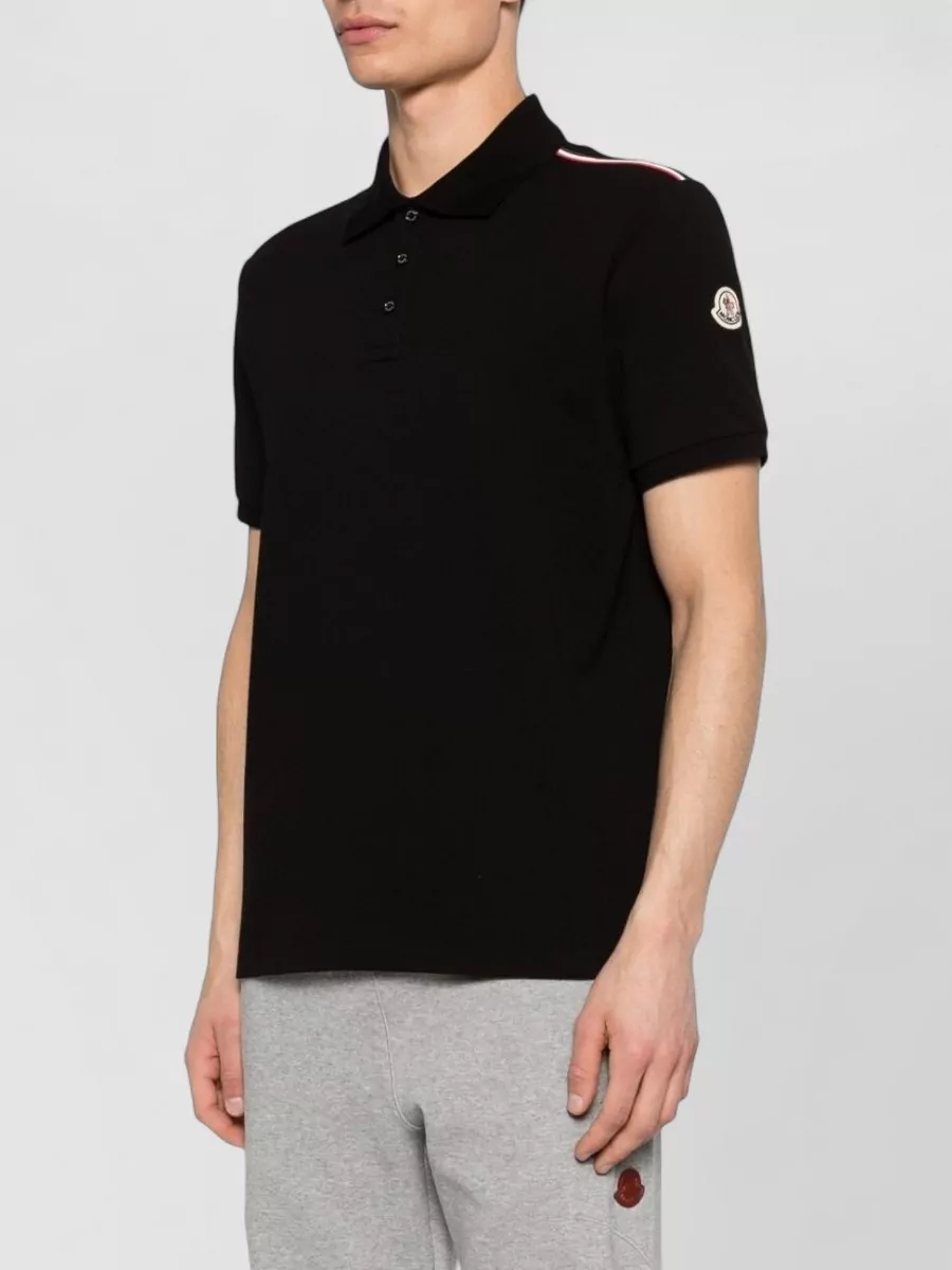 Moncler Cotton Short-Sleeve Polo Shirt