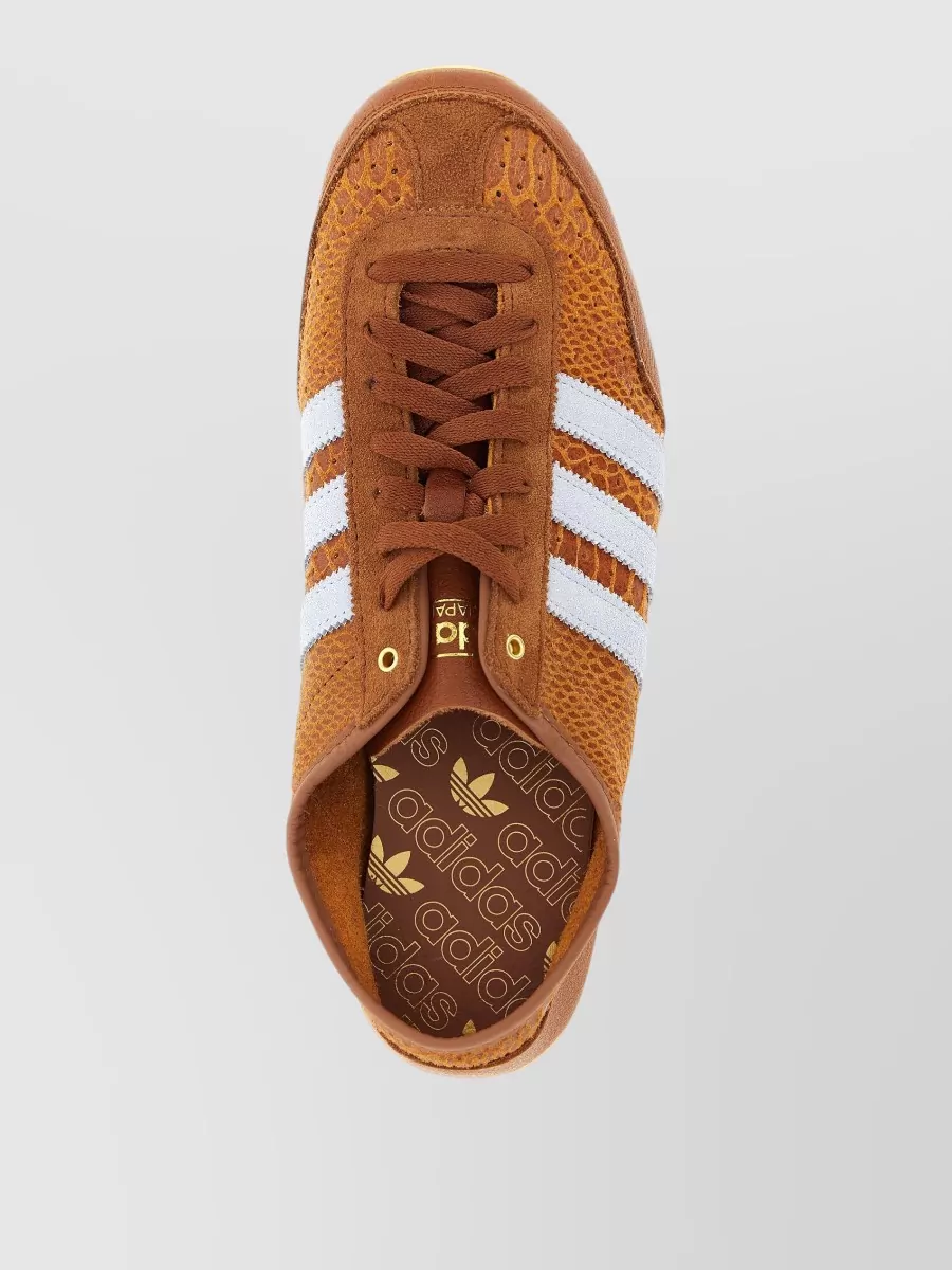 Adidas Originals Leather Animal-Print Low-Top Sneakers