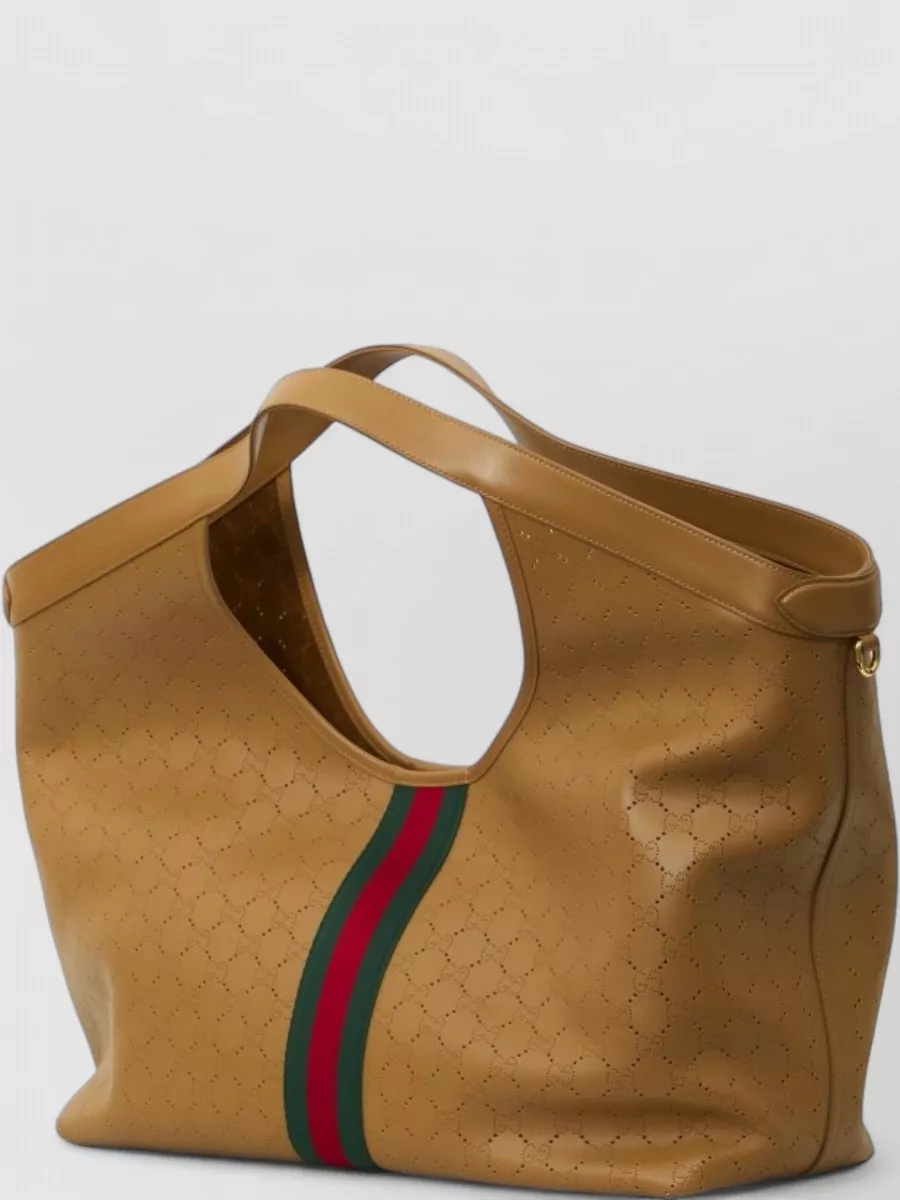 Gucci Giglio Large Leather Tote Bag