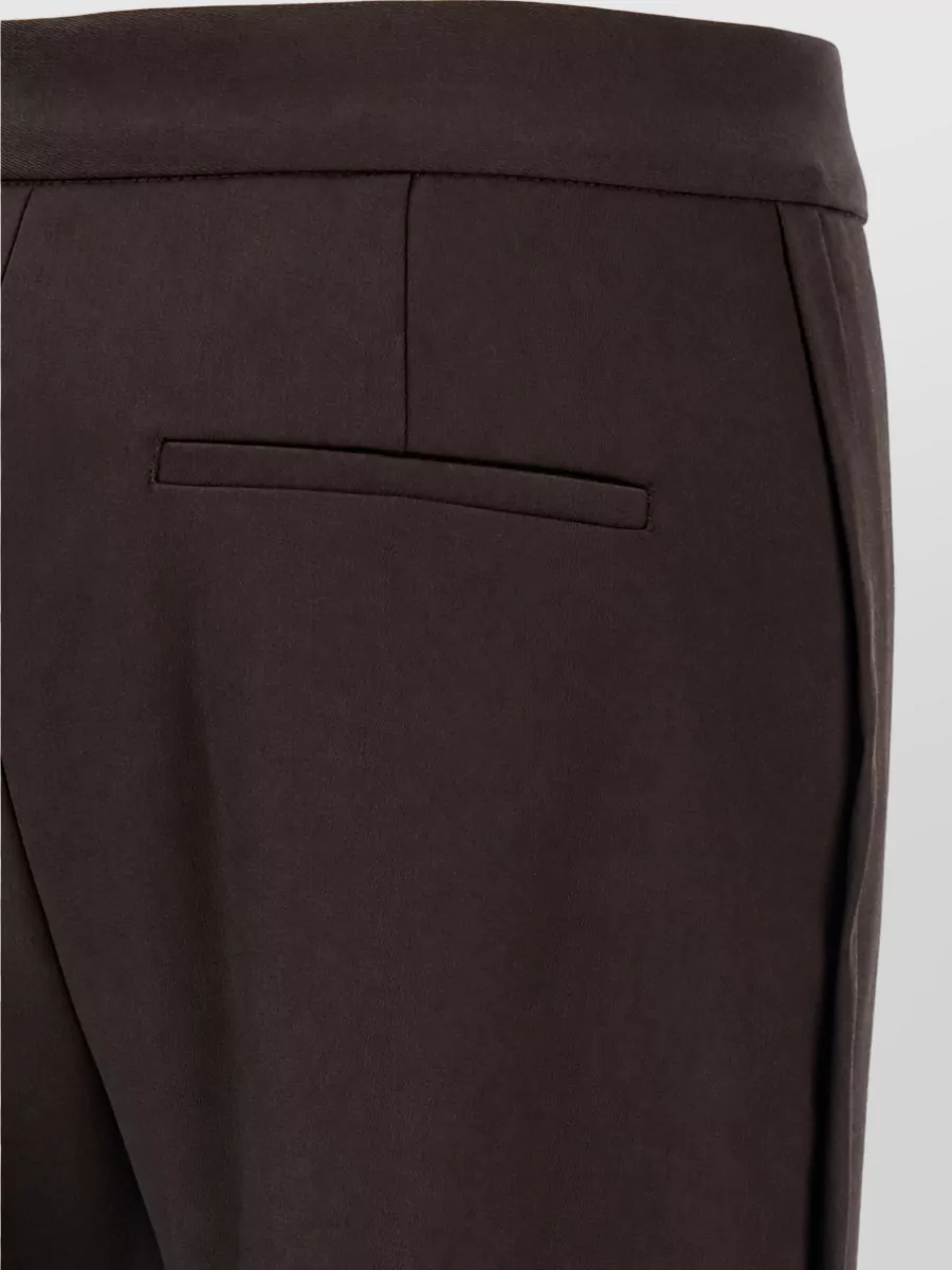Sportmax Wool Straight Leg Tailored Trousers