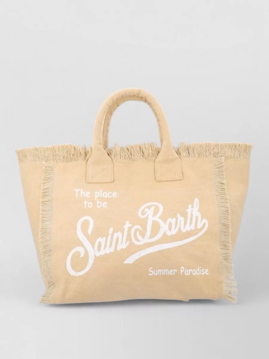 Mc2 Saint Barth Canvas Beach Bag