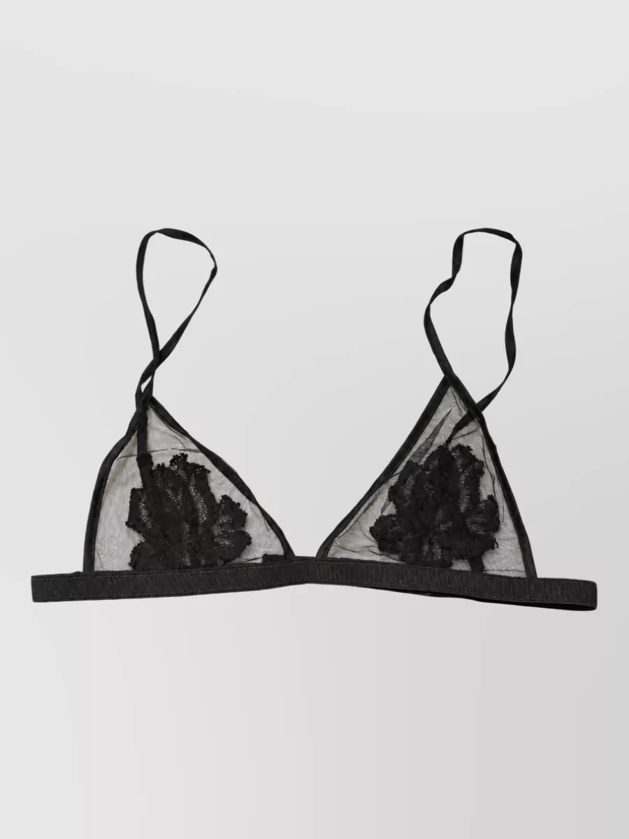 Dolce&Gabbana floral triangle bra