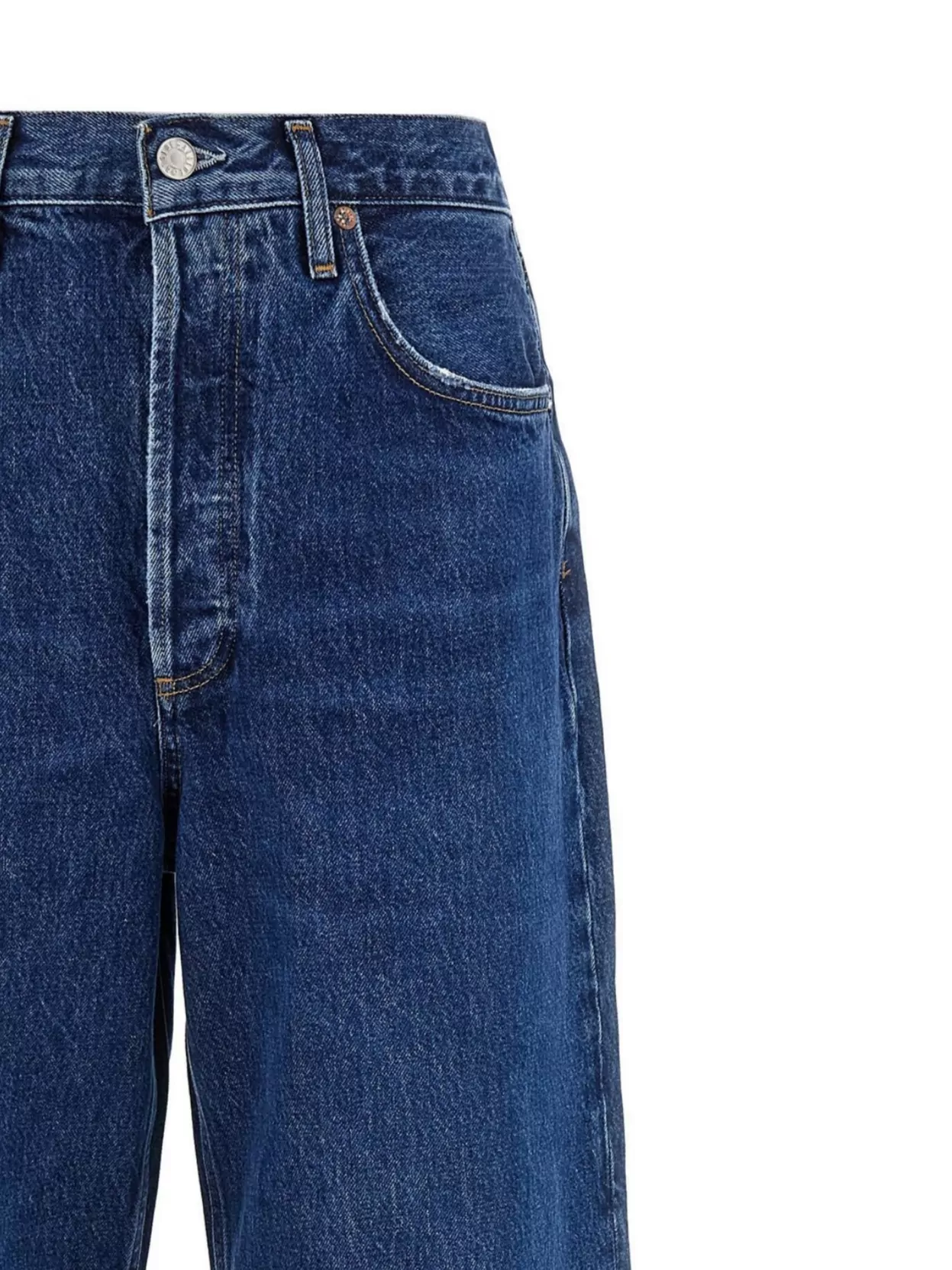 Agolde Lady Wide Leg Jeans With Belt Loops