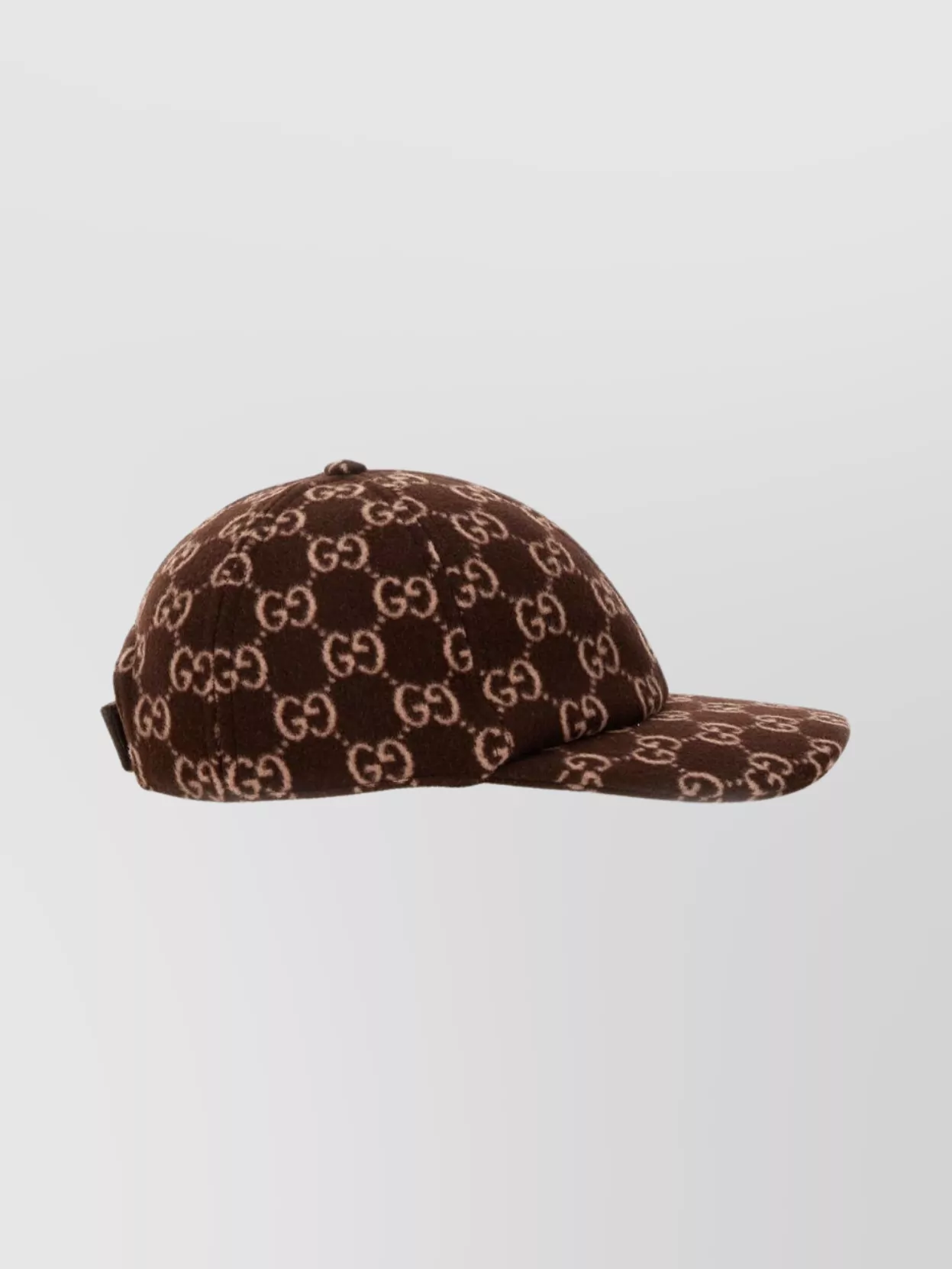 Gucci Gg Canvas Wool Baseball Cap In Black