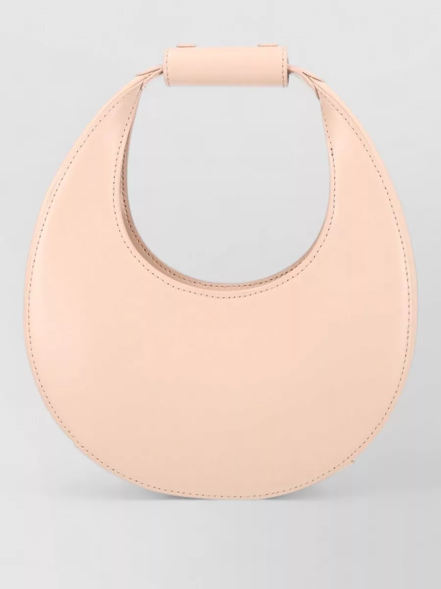 Staud Shoulder Bag Adjustable Strap Curved Shape