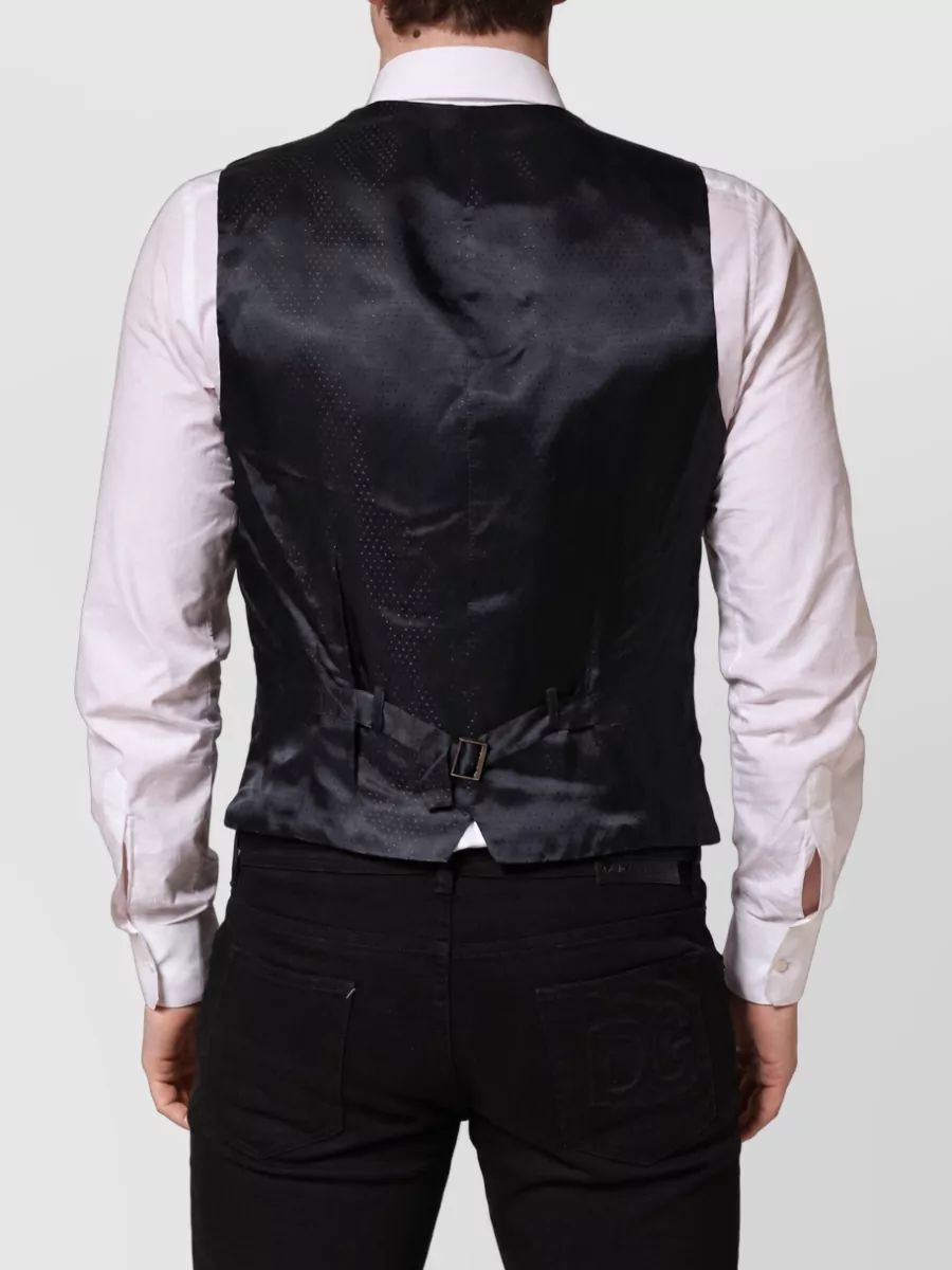 Dolce&Gabbana Wool Single Breasted Waistcoat