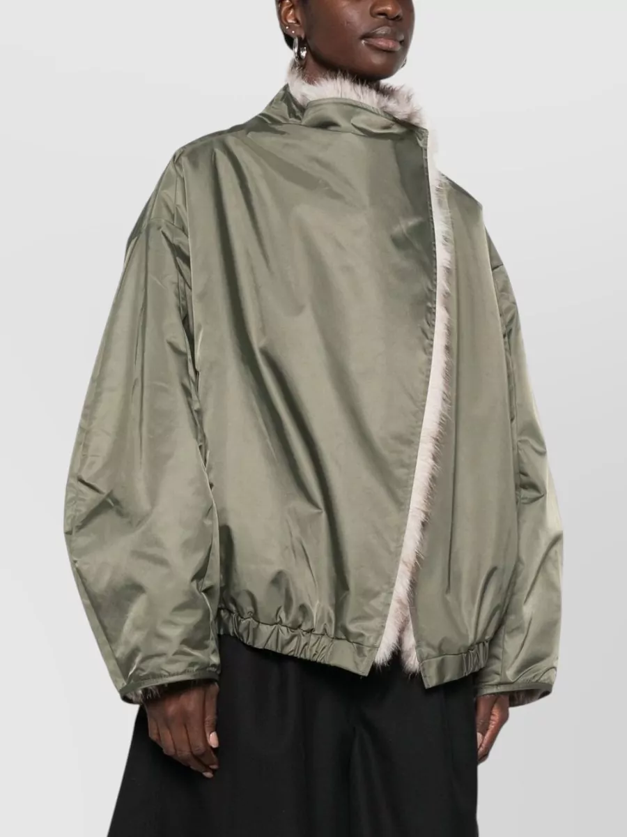 The Frankie Shop reversible faux fur bomber jacket