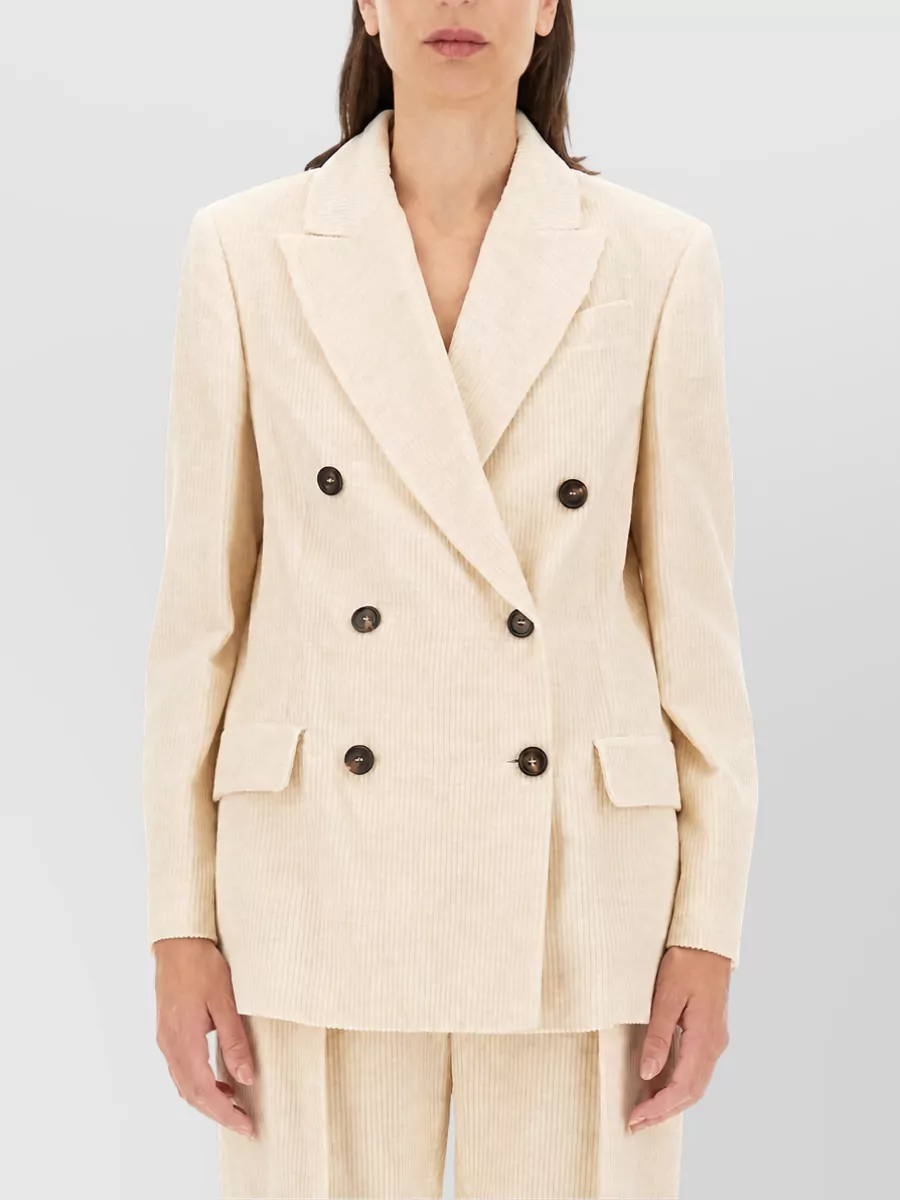 Brunello Cucinelli Double-Breasted Suit Jacket