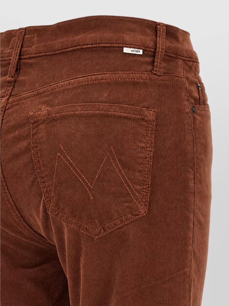 Mother Corduroy High-Rise Flared Pants