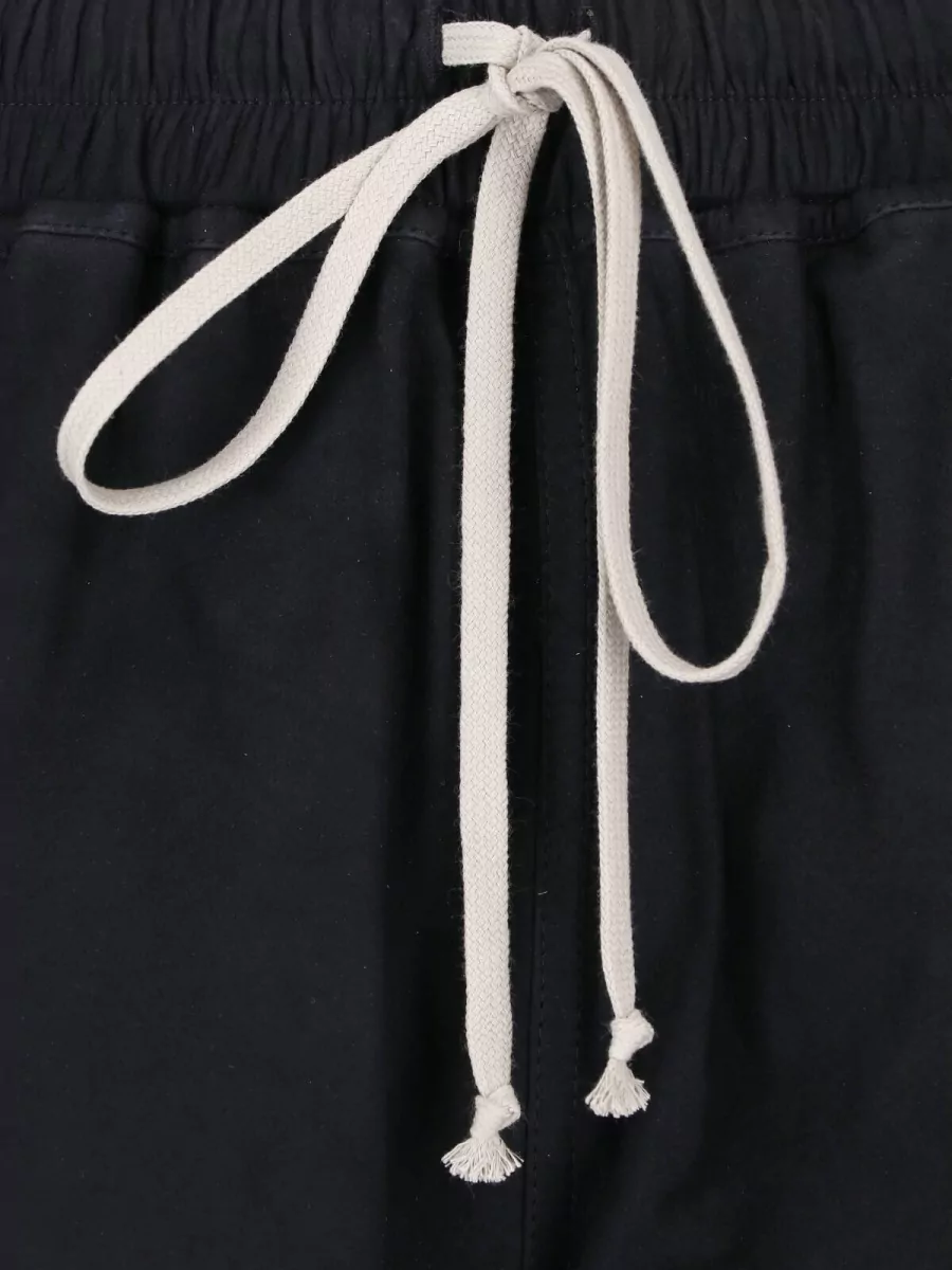 Rick Owens Lamb Leather Straight Knee-Length Shorts