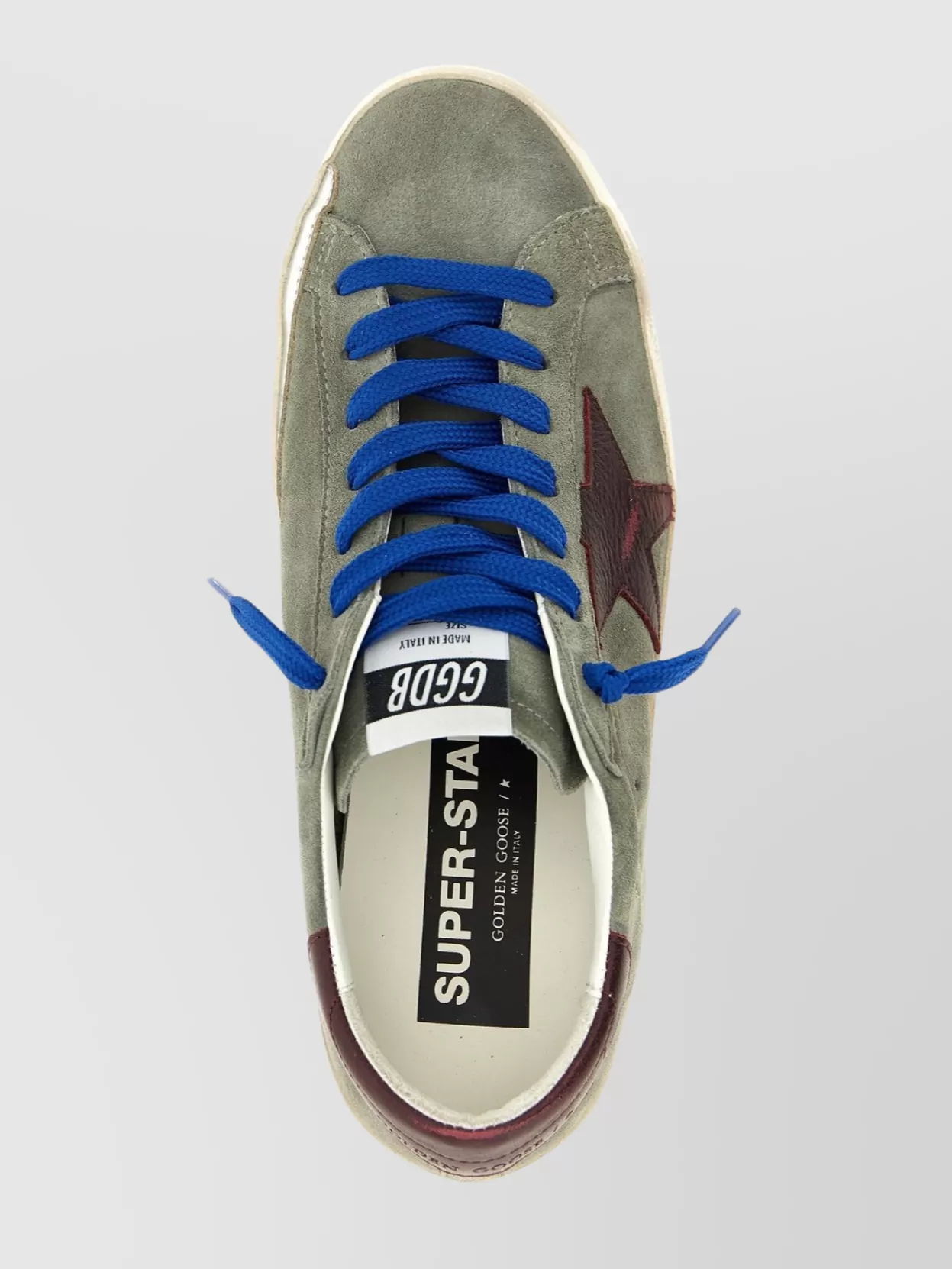 Golden Goose Super Star Sneakers In Green And Kenya