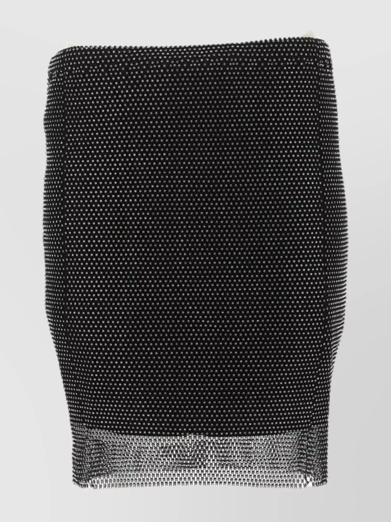 Santa Brands Mini Skirt Sequined Elasticated Waistband In Black