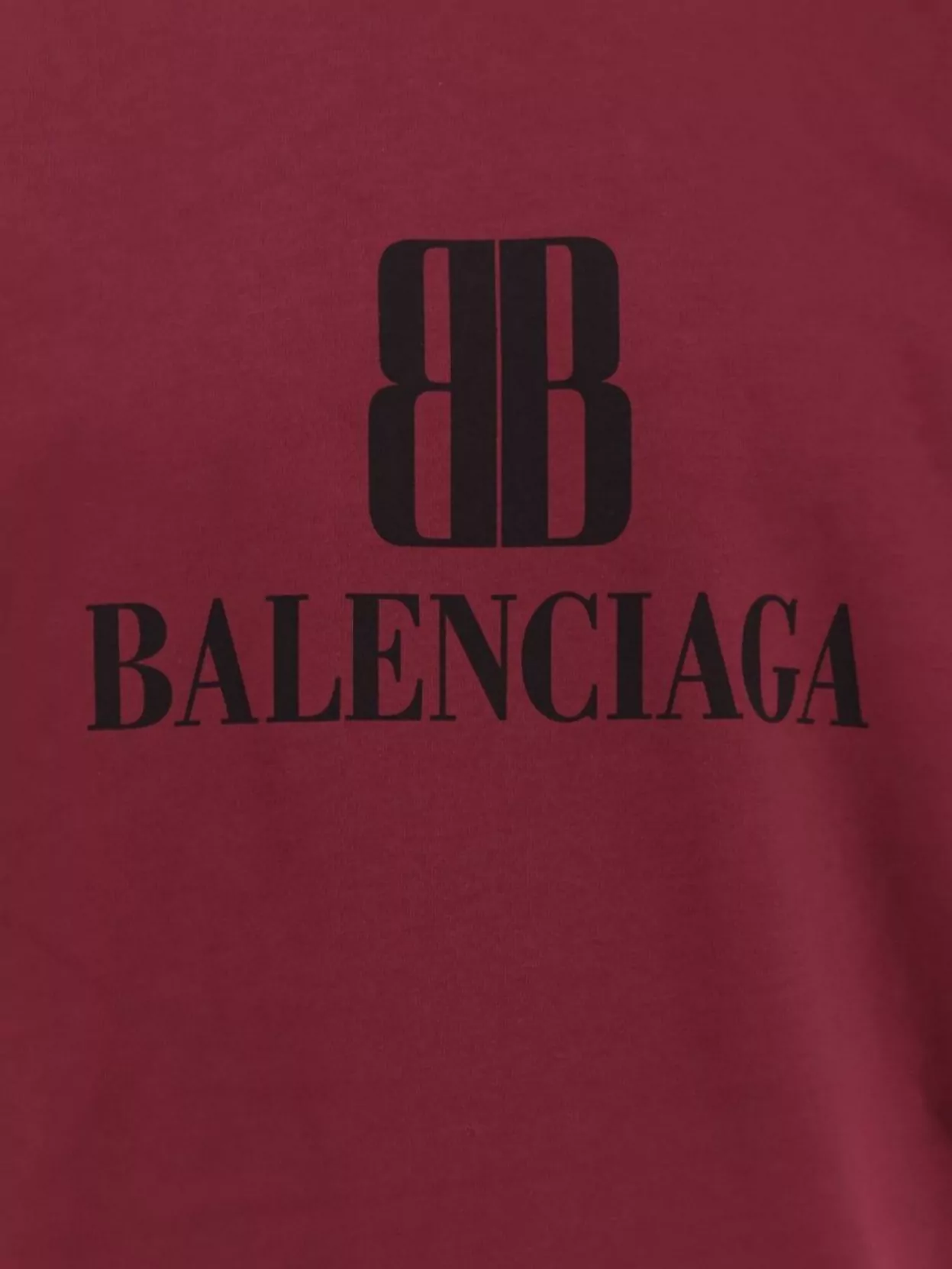 Balenciaga Logo Cotton Crew-Neck T-Shirt