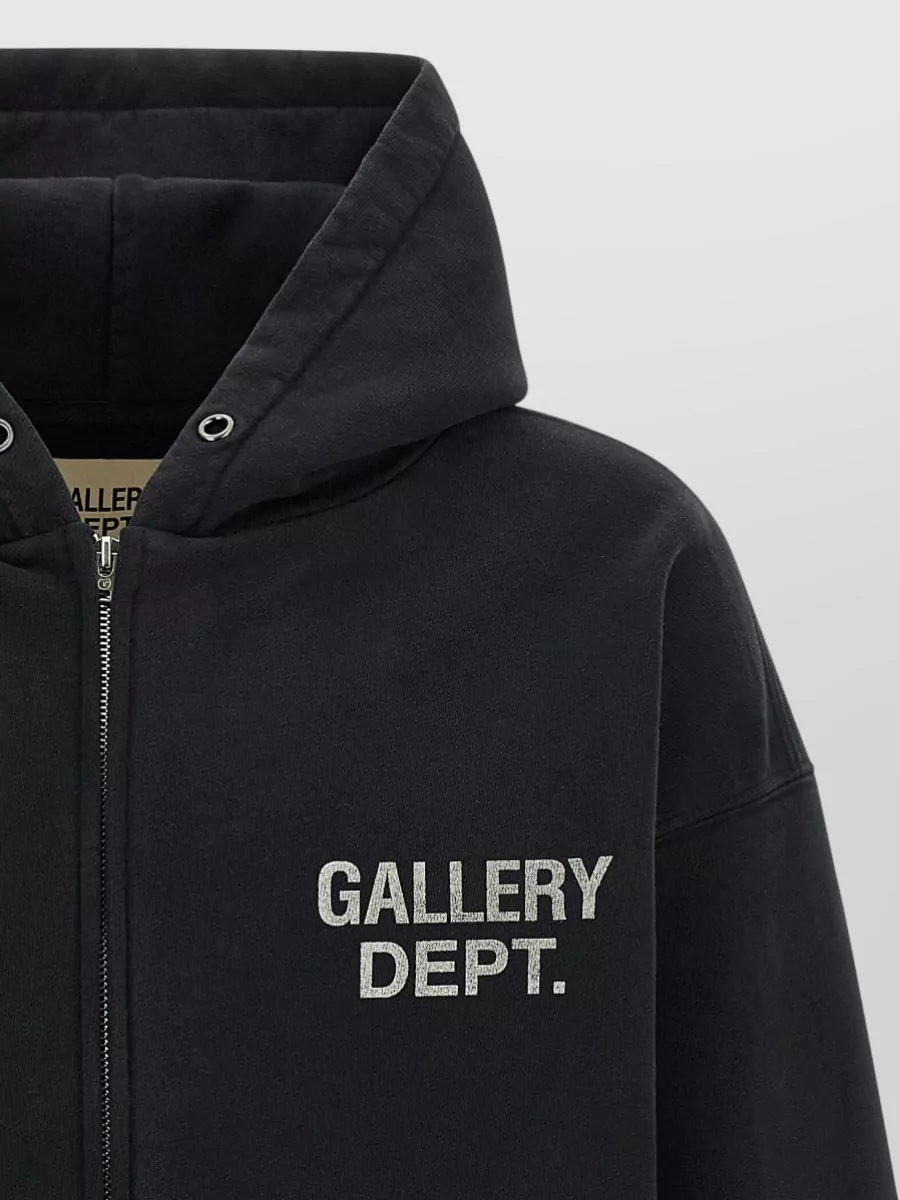 Gallery Dept. Retro Zip Hoodie Front Pockets Hood