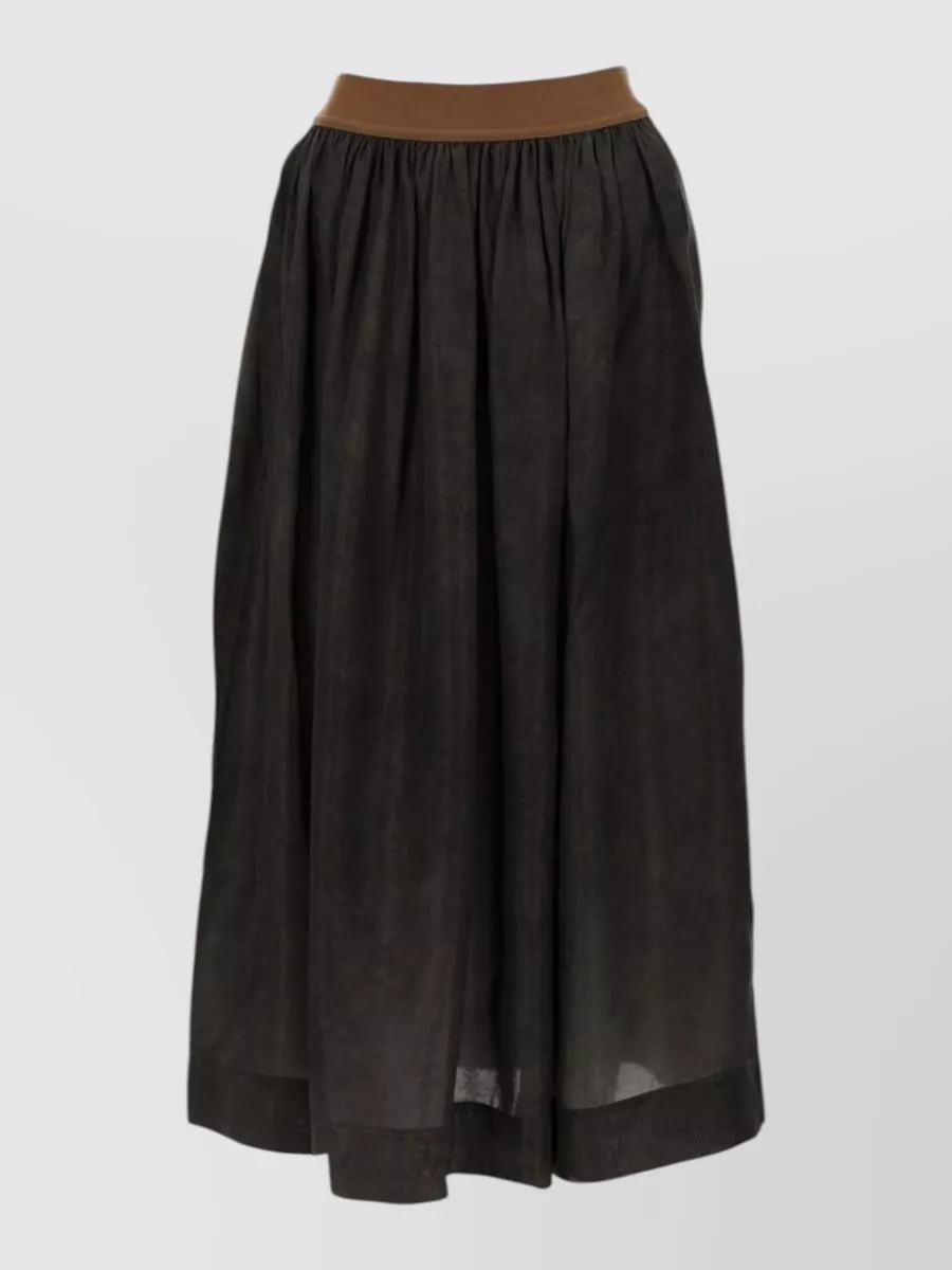 Uma Wang Cupro Full Skirt