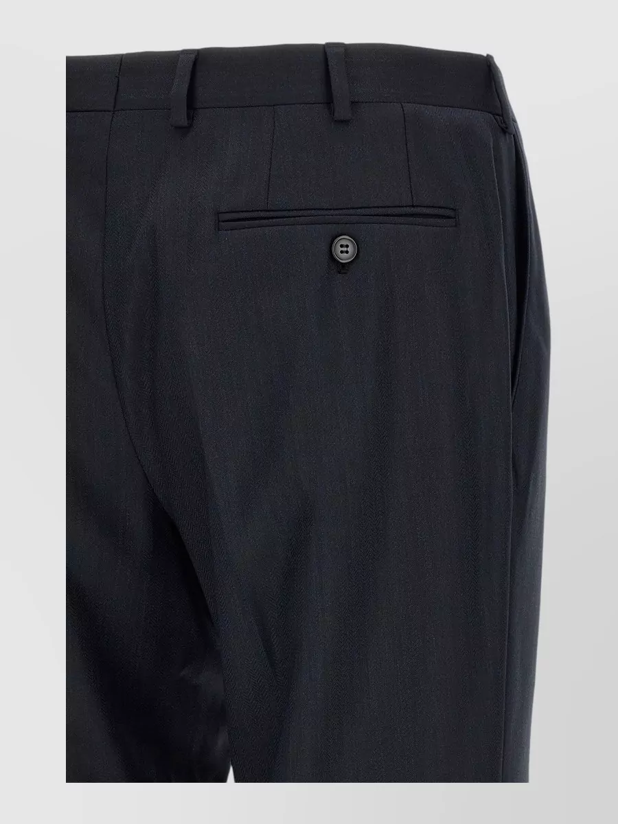 Brioni Wool Single Breasted Coat