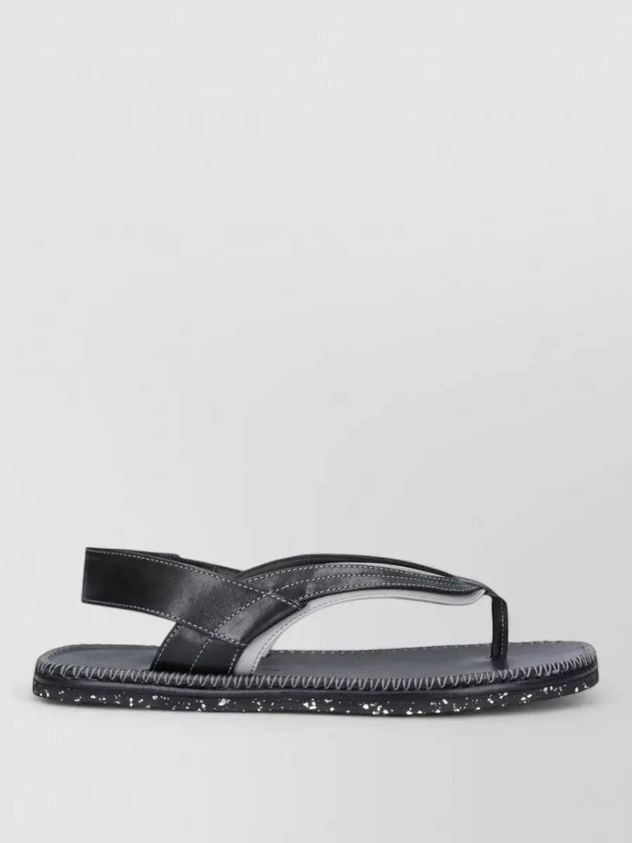 Kiko Kostadinov Leather Slides