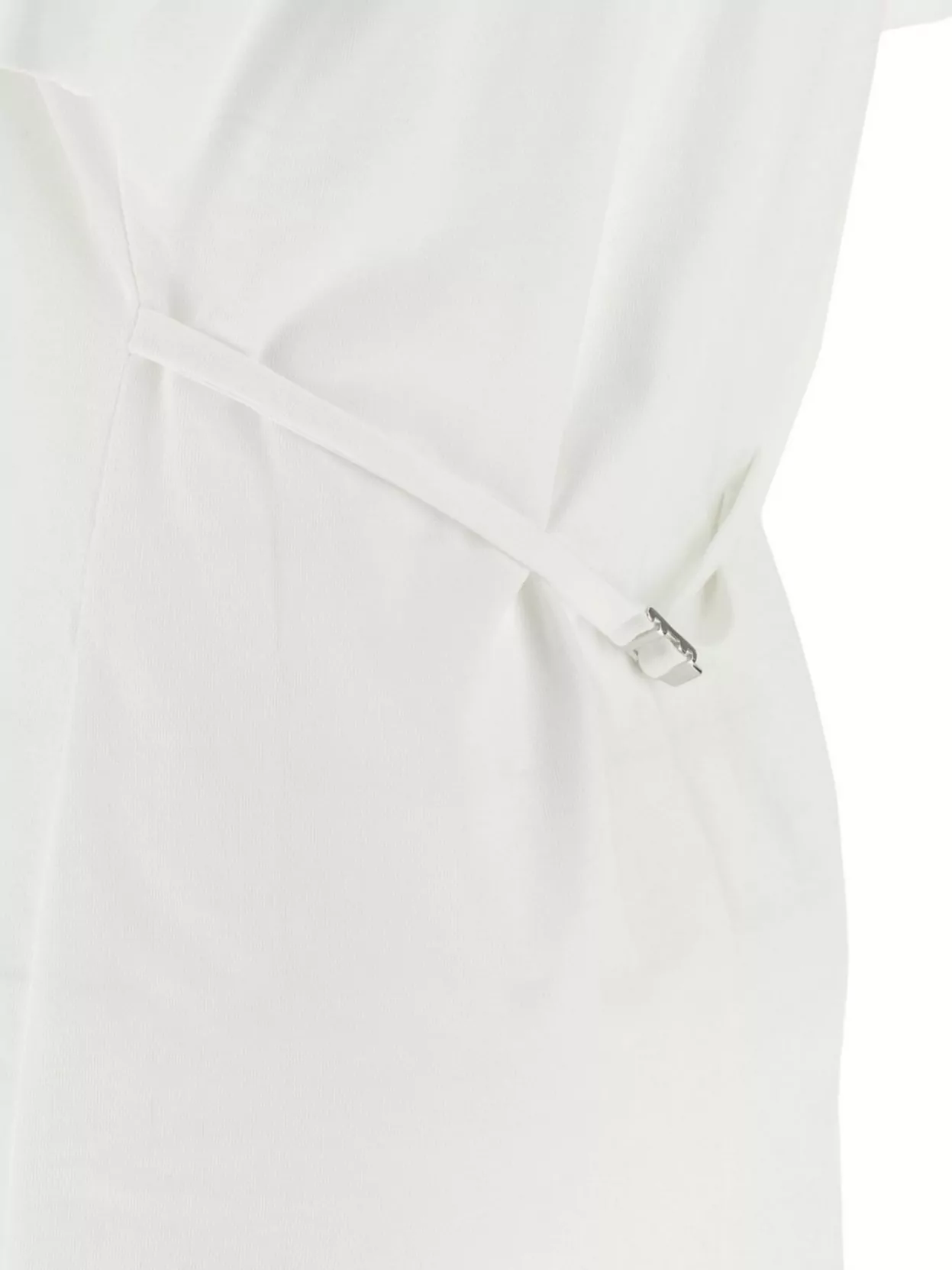 Pinko Belted Short Sleeve Dress With Adjustable Waist
