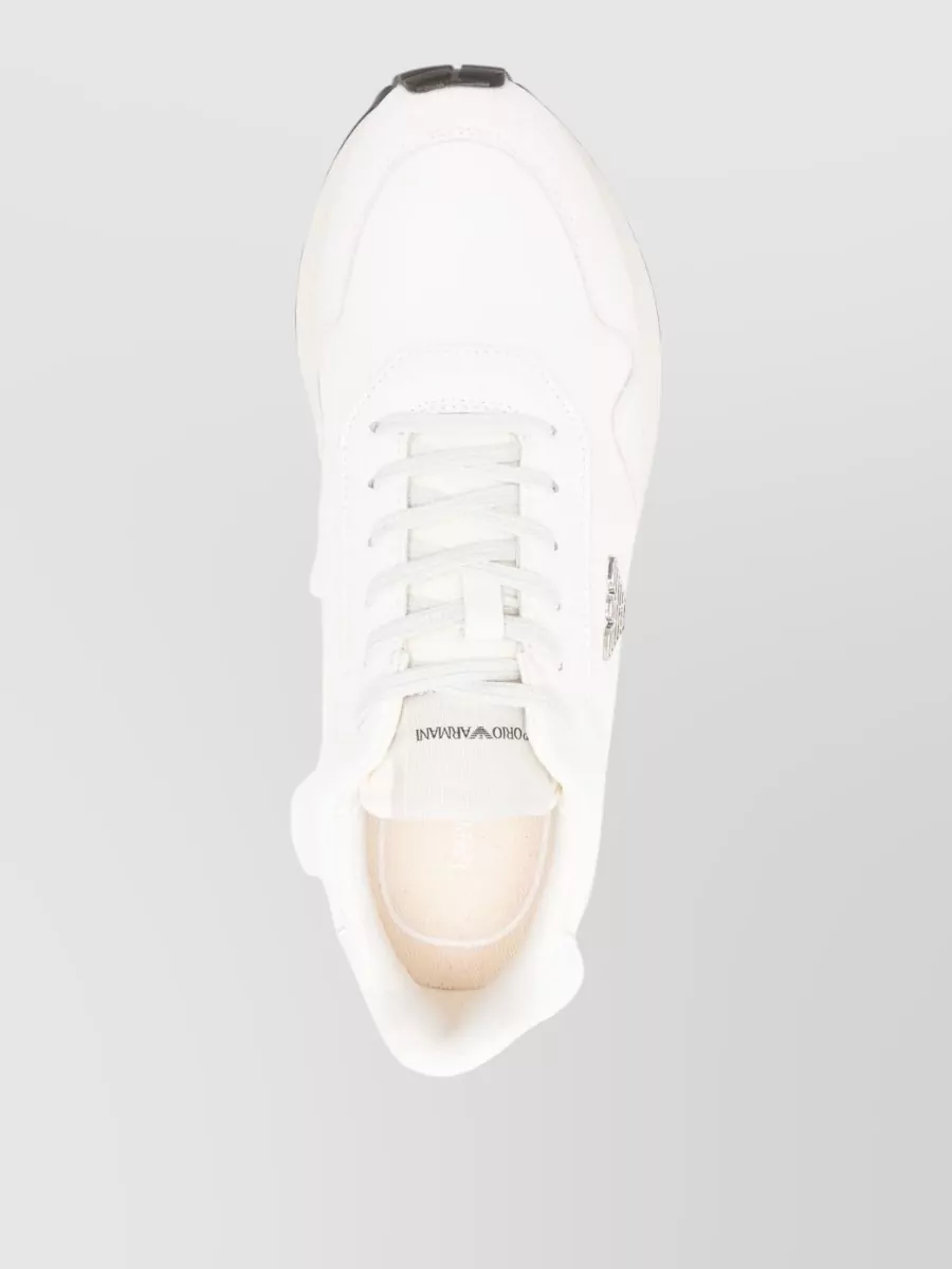 Emporio Armani Branded Logo Sneakers Low Top Design