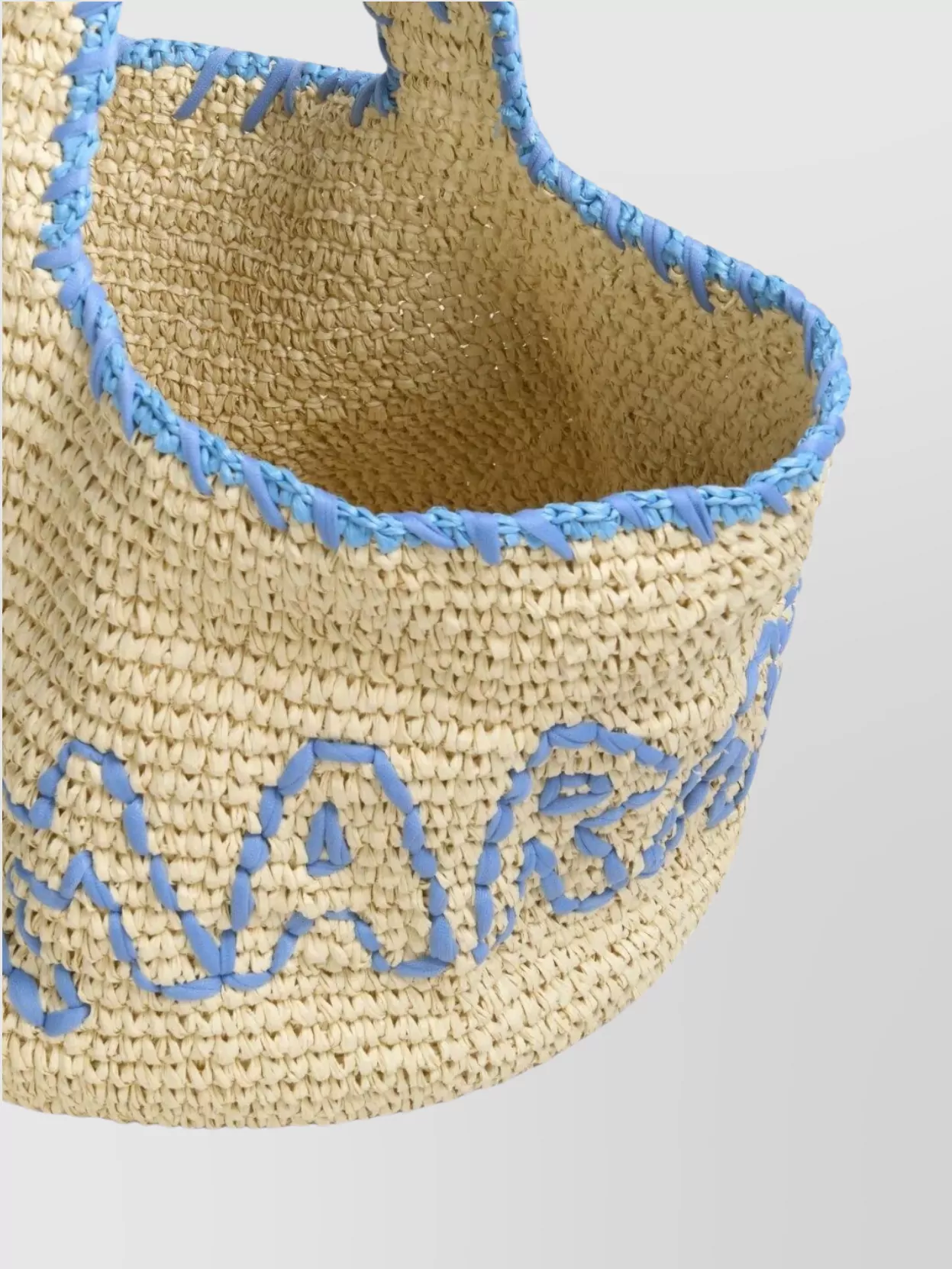Marni Medium Woven Shoulder Bag Trim