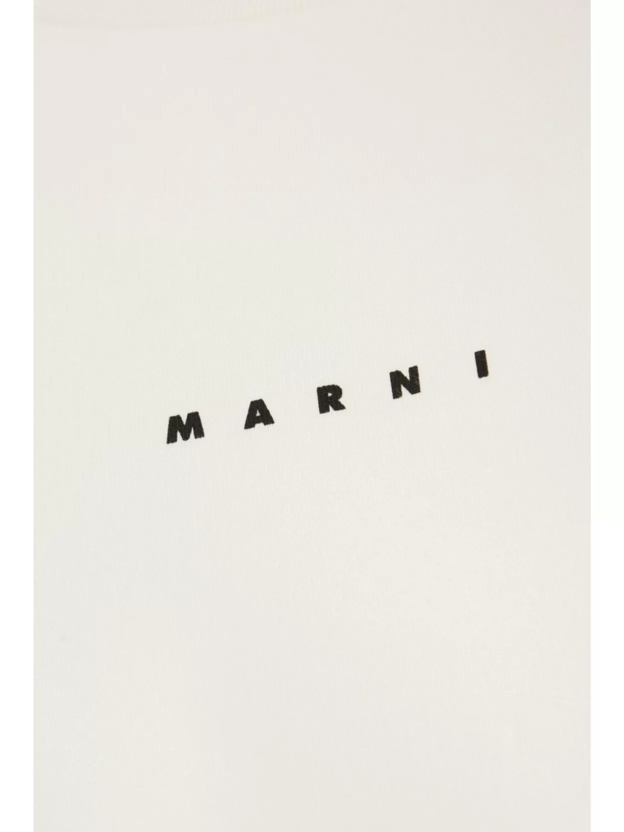 Marni White Printed Mini Logo Sweatshirt